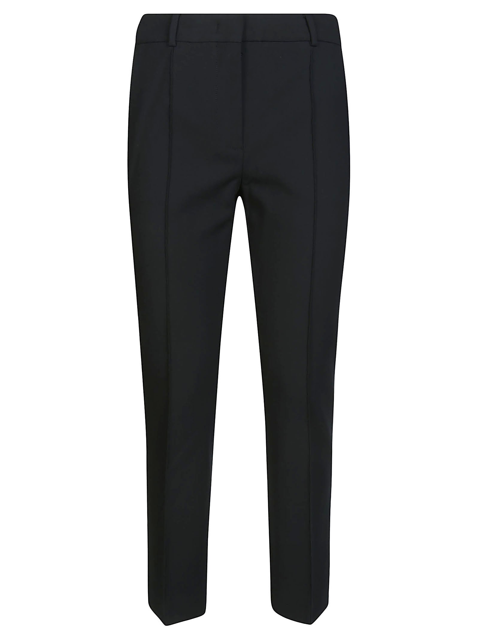 Shop Sportmax Vipera Pantalone Basic In Black