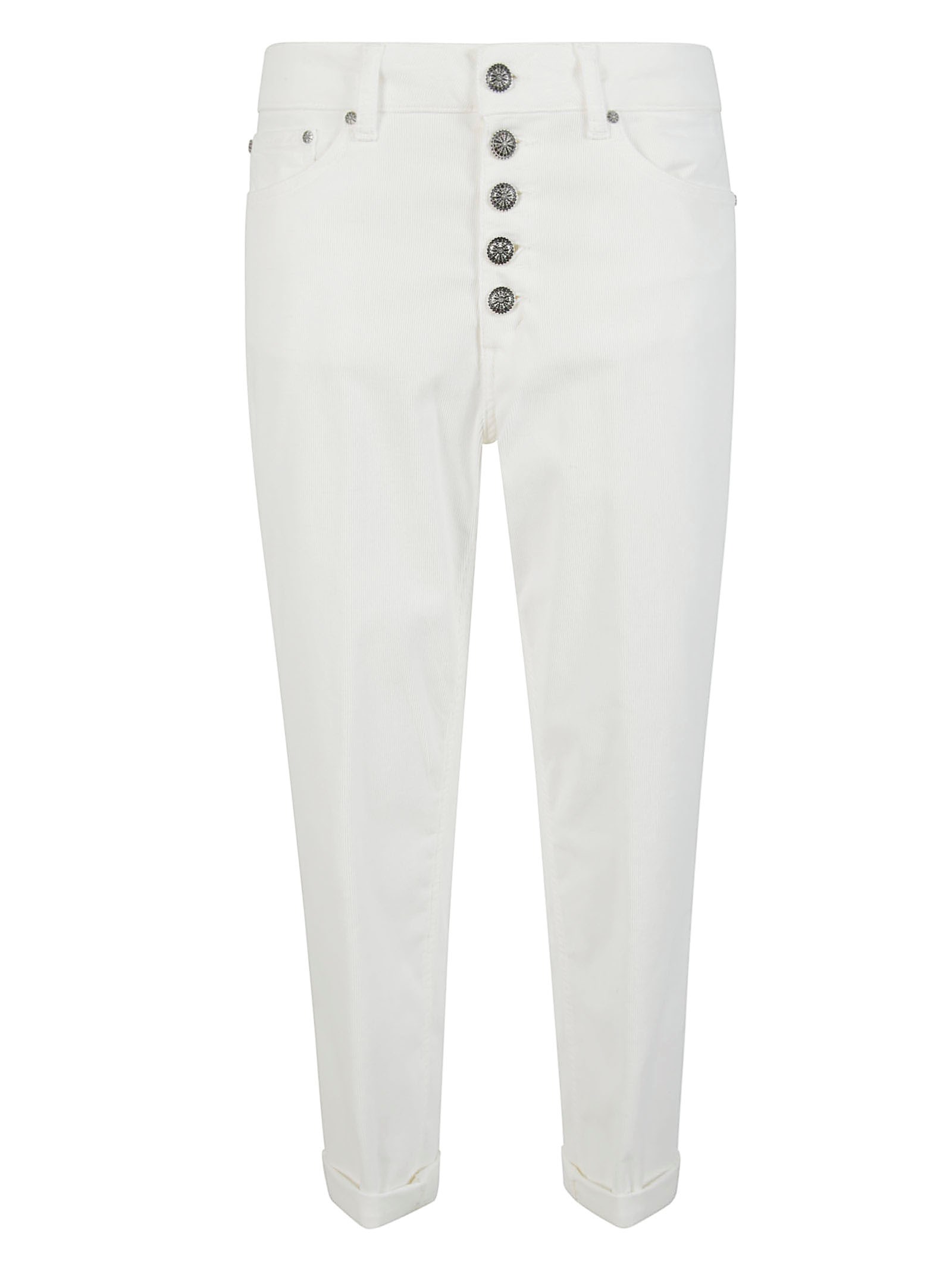 Shop Dondup Koonse 1000 Righe In White