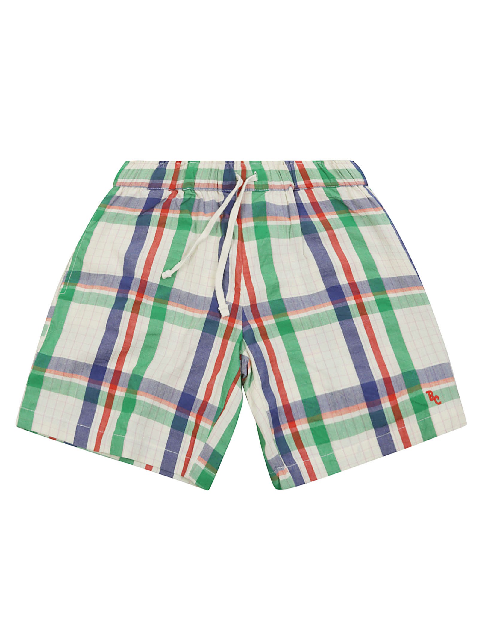 Shop Bobo Choses Bermuda Check In Verde