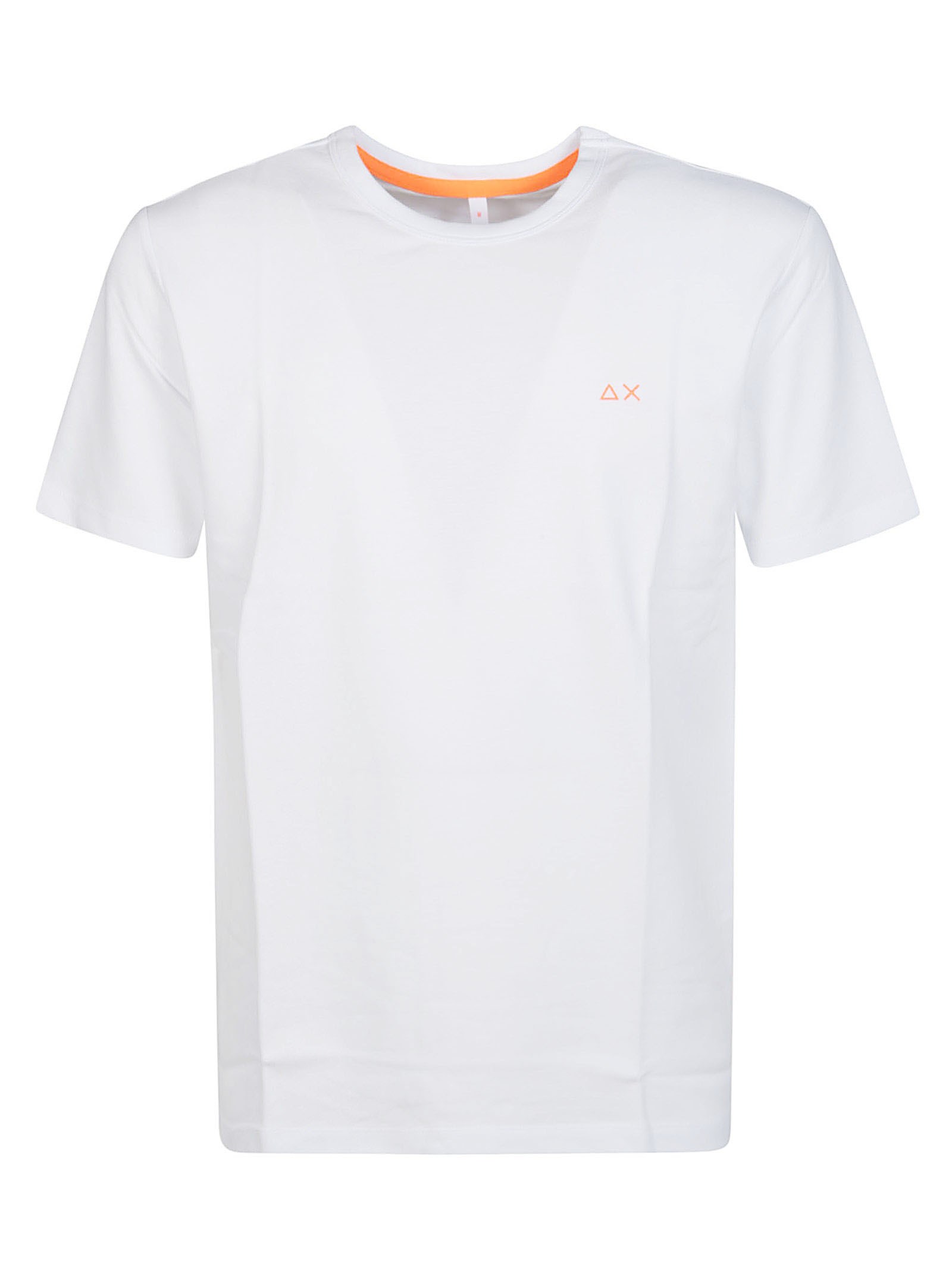 Shop Sun 68 Ts Logo Fluo In Bianco