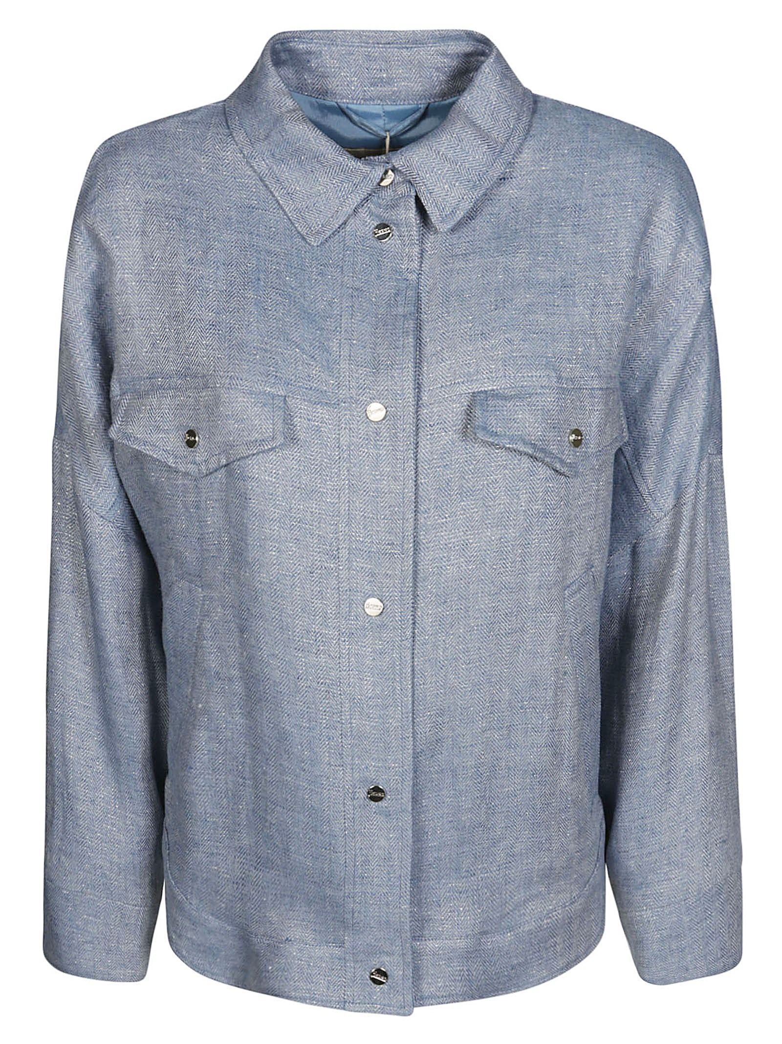 HERNO HERNO OVERSHIRT GIUBB EFF DENIM OVER