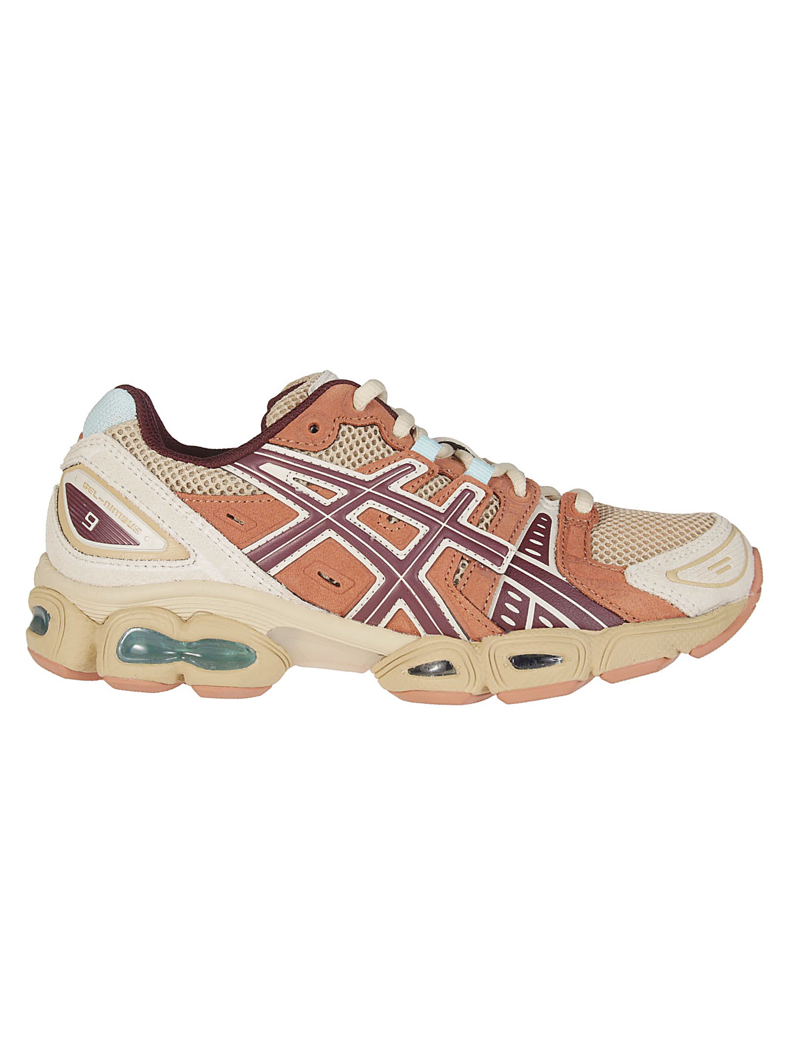 Shop Asics Gel Nimbus 9 In Beige