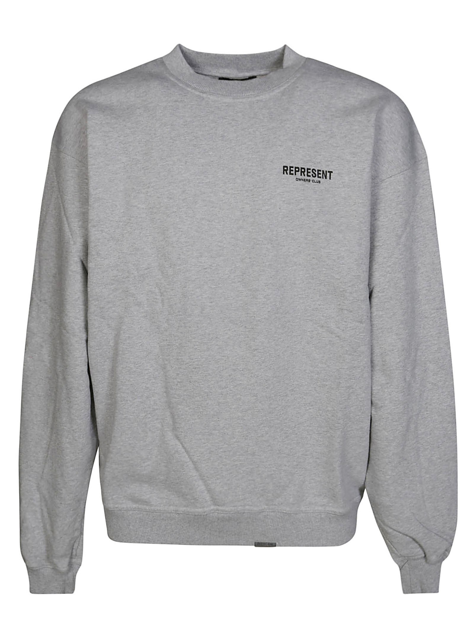 Represent Felpa Gc Base Logo In Grigio