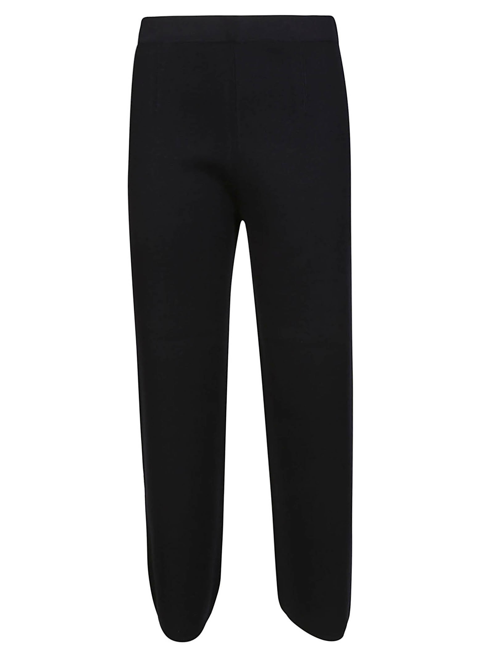 S'max Mara Max Mara Studio Sasia Panta Coulotte In Maglia In Blu