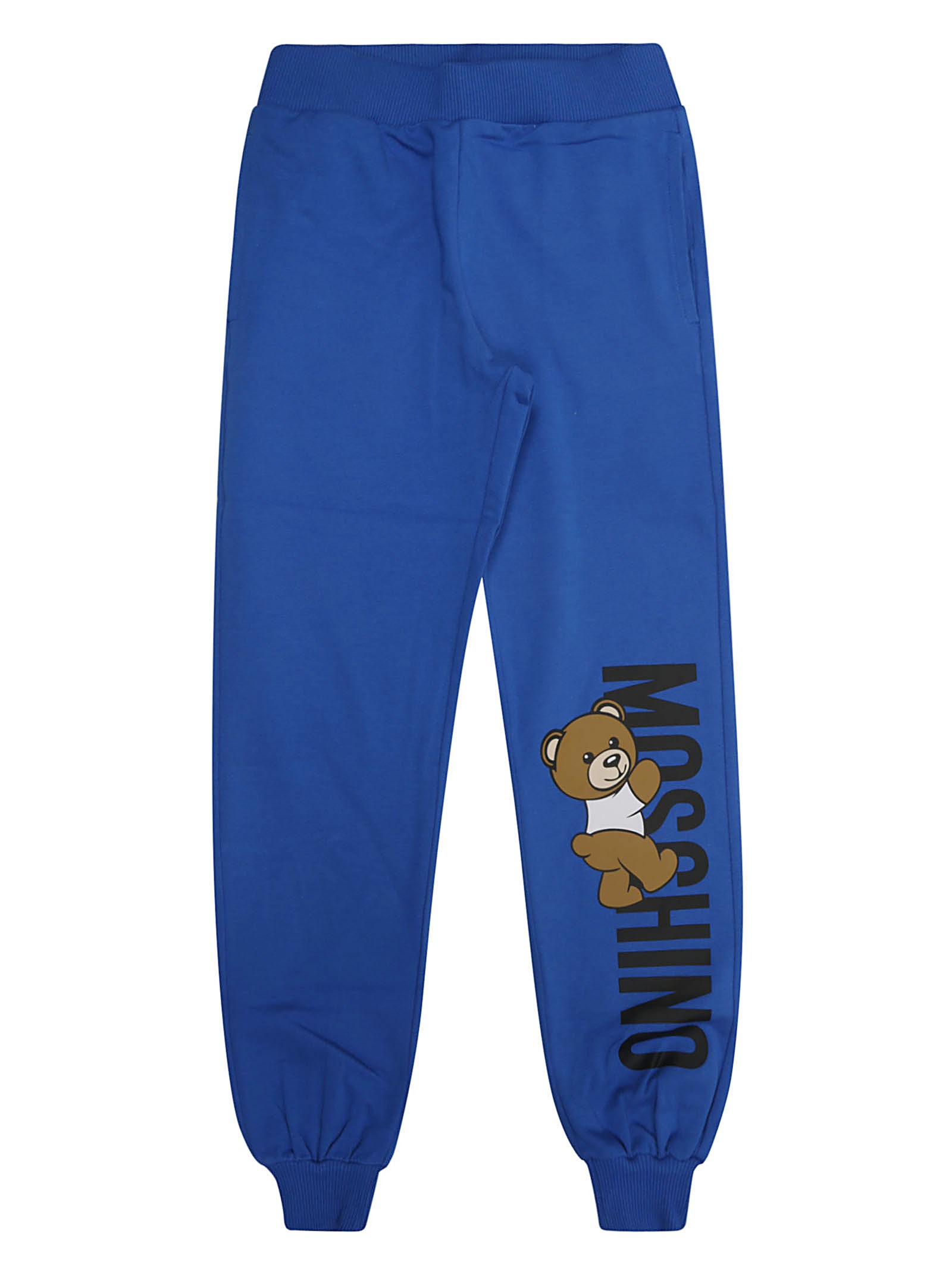 Shop Moschino Kids Panta Tuta Toy In Blu