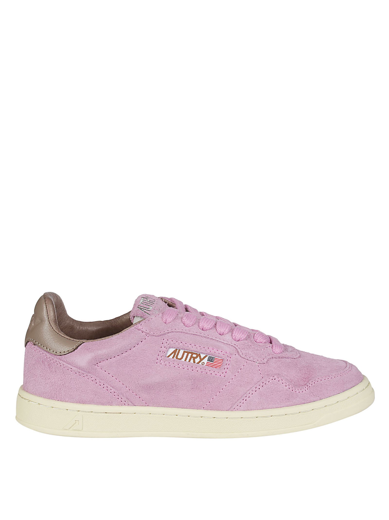 Shop Autry Flat Low In Fuxia