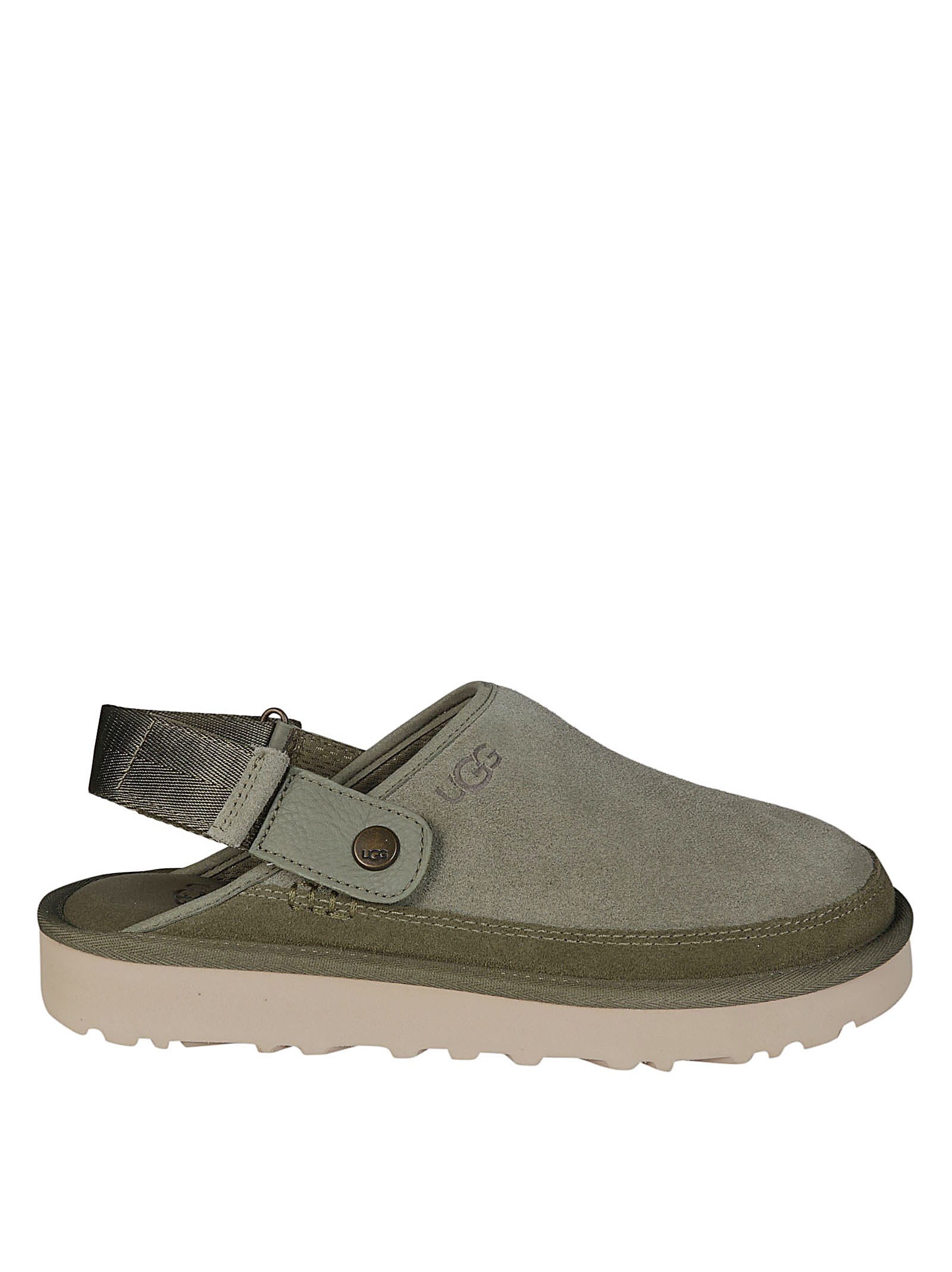 Shop Ugg M Goldencoast Clog In Kaki