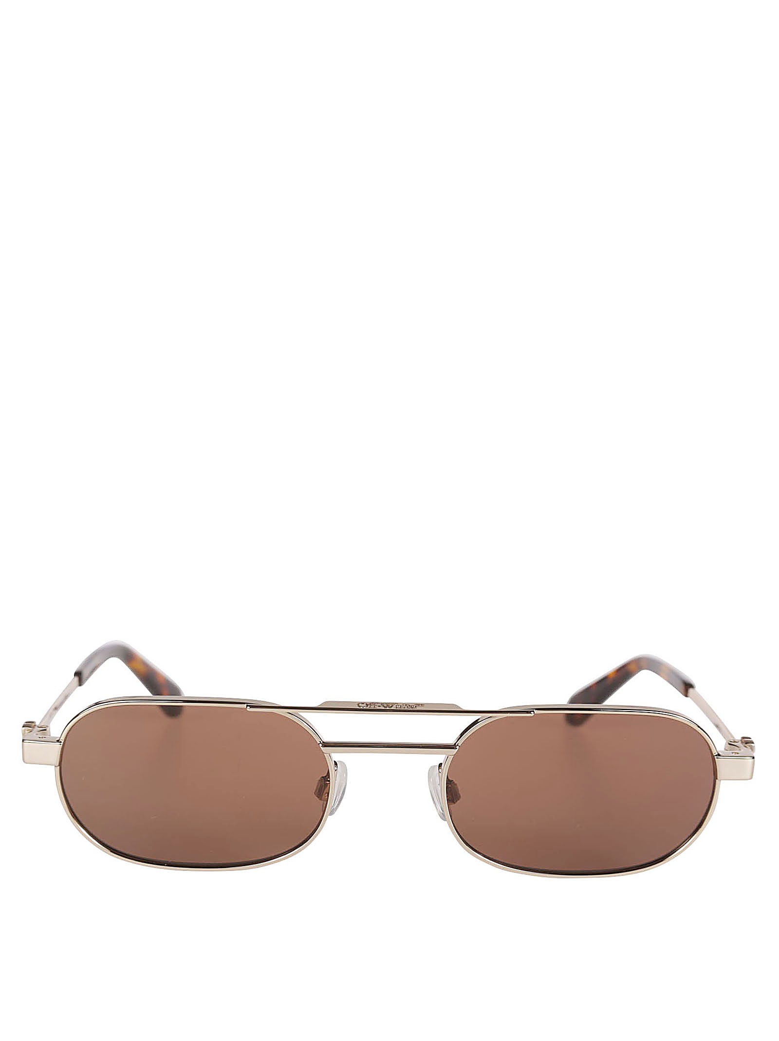 Shop Off-white Offwhite Vaiden Sunglasses In Marrone