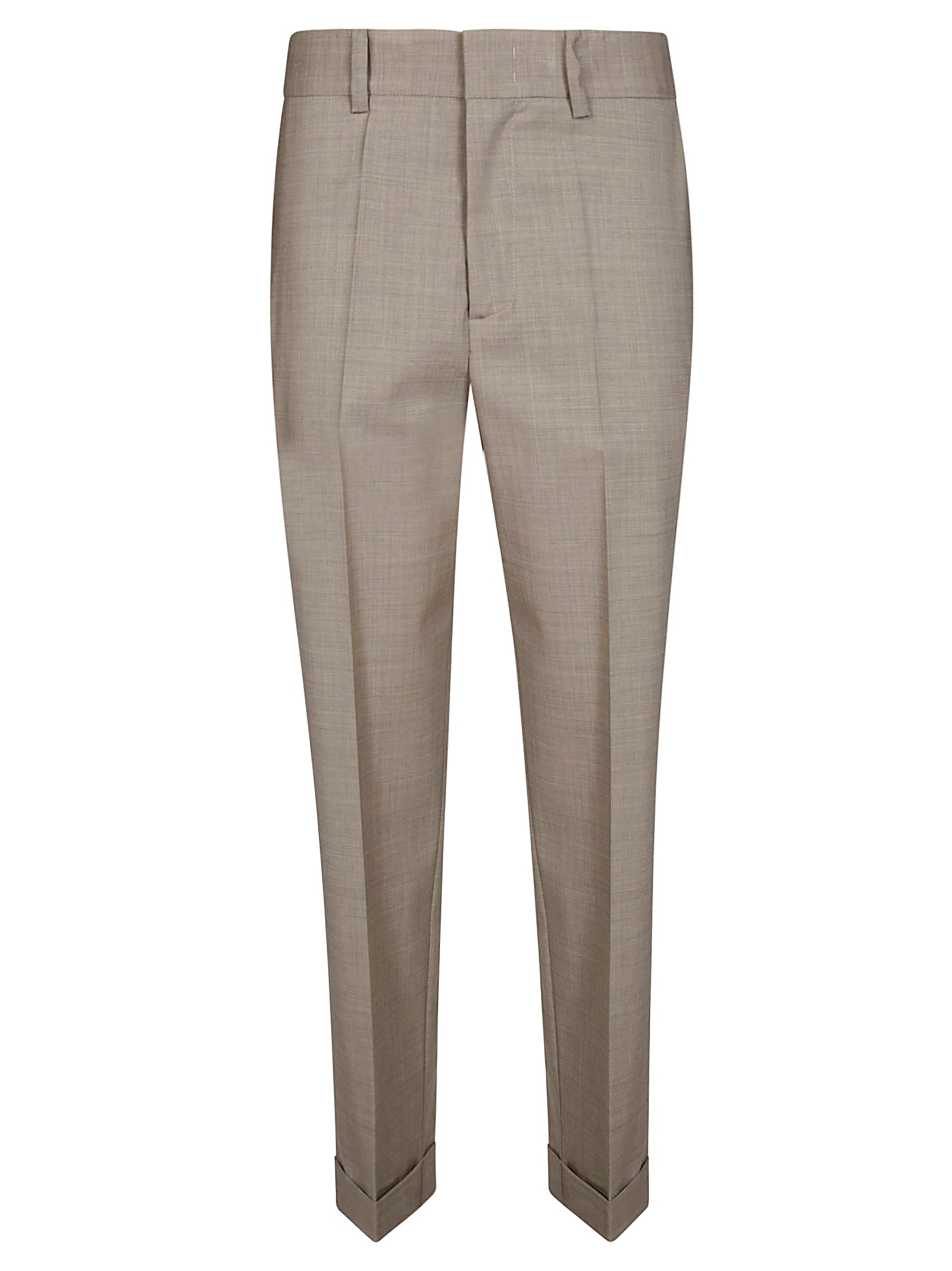 P.a.r.o.s.h Parosh Pantalone Base Fresco Lana In Gray