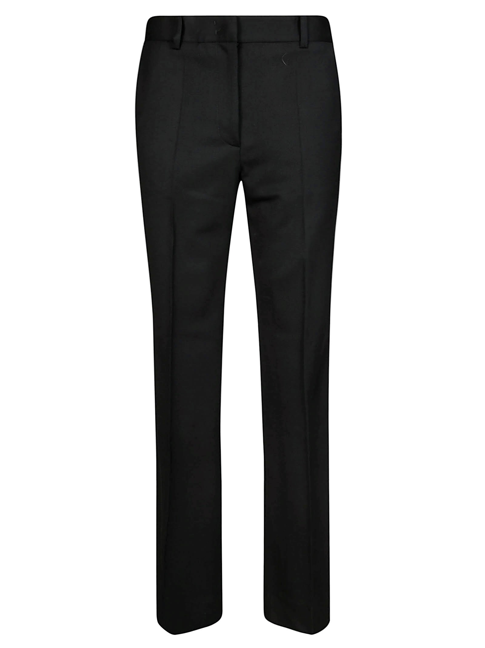 Shop P.a.r.o.s.h Parosh Pantalone Sigaretta Stretch In Black