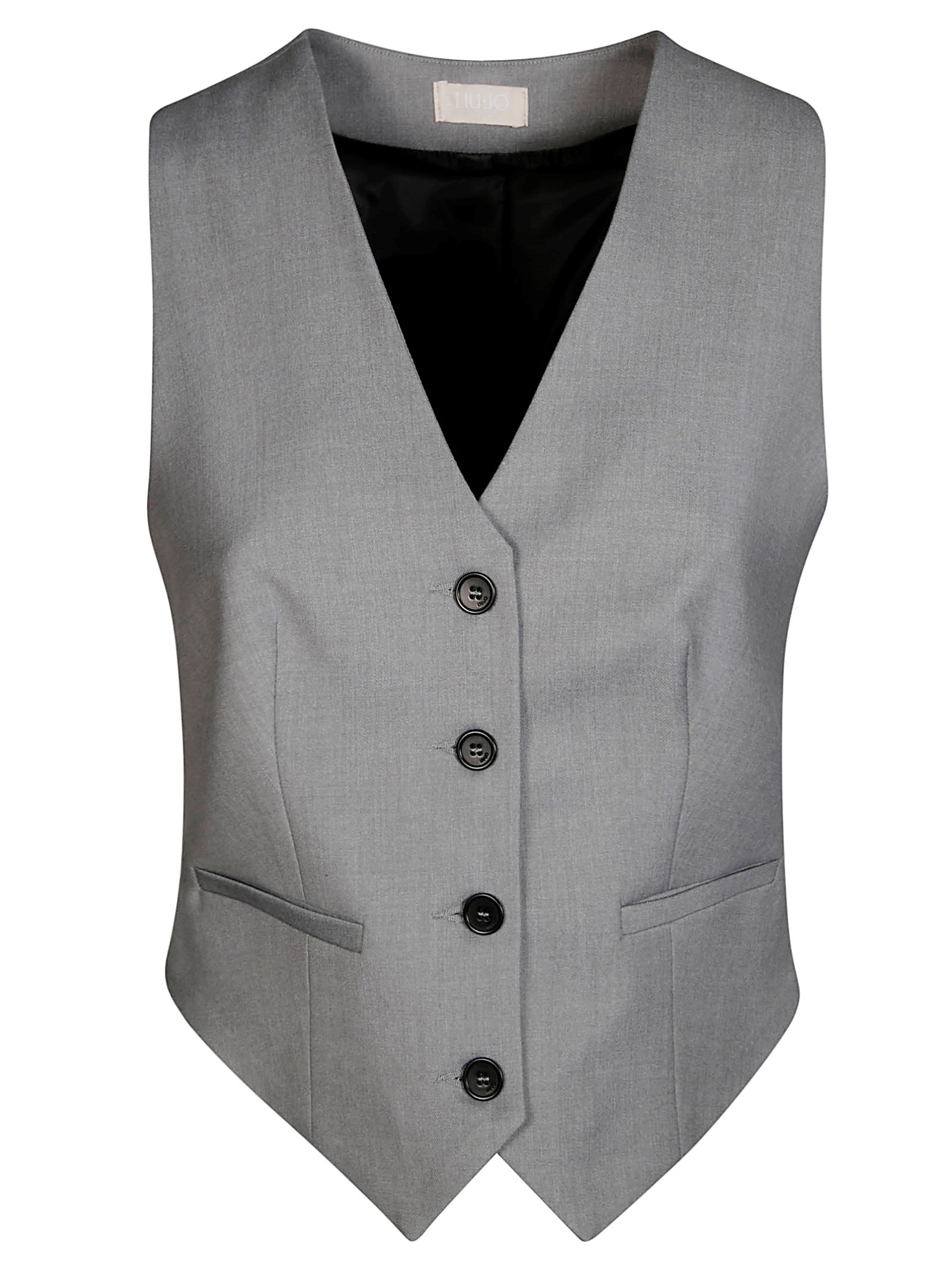 Shop Liujo Gilet Dandy In Black