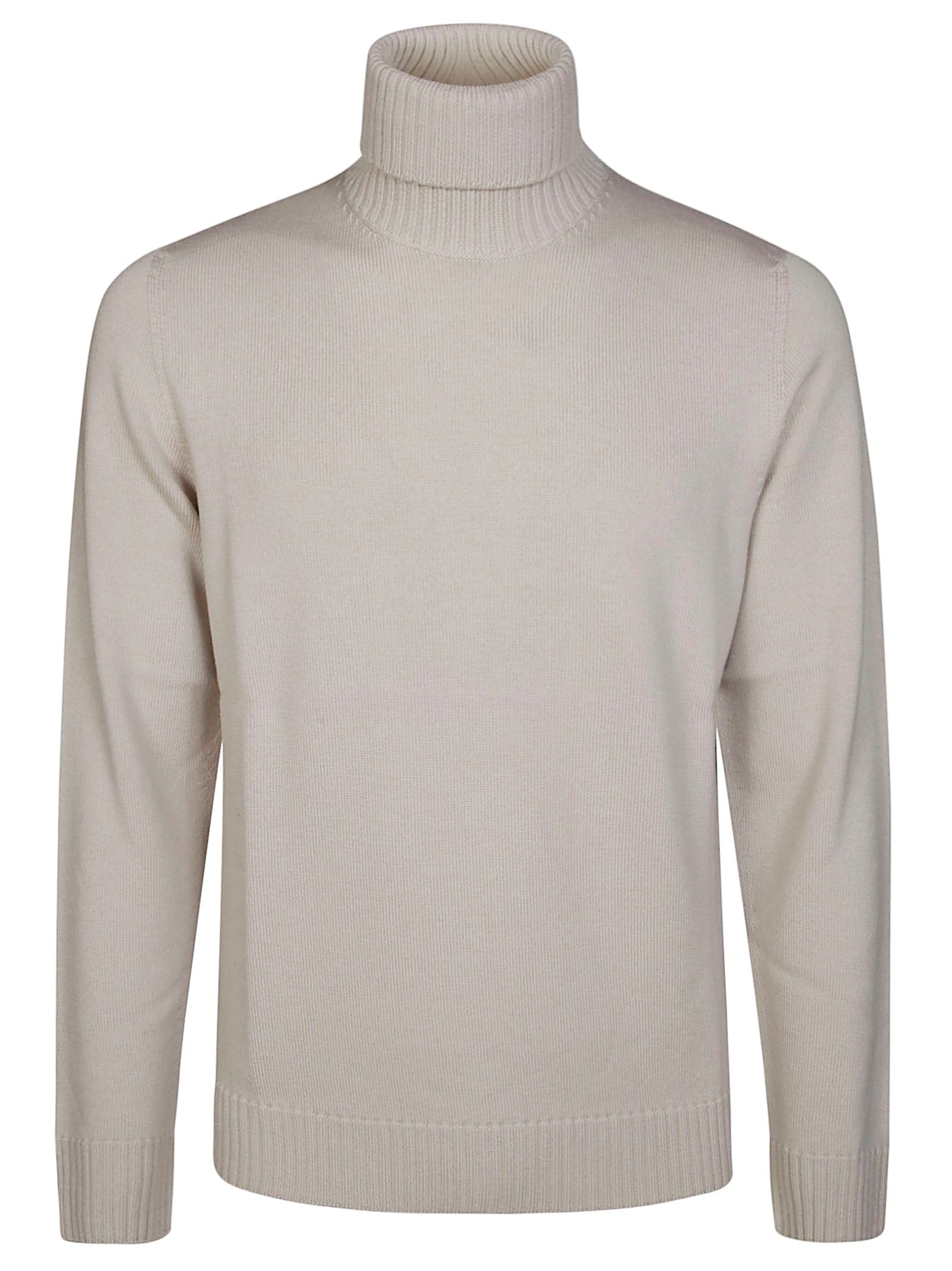 Shop Drumhor Maglia Dolcevita Merino 7 In Beige