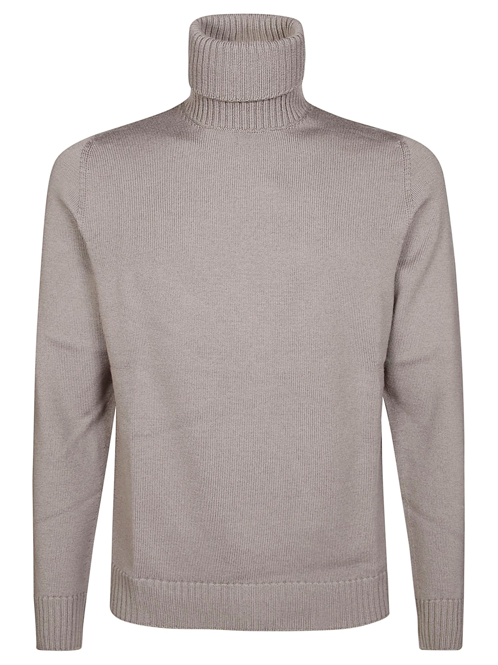 Shop Drumhor Maglia Dolcevita Merino 7 In Gray