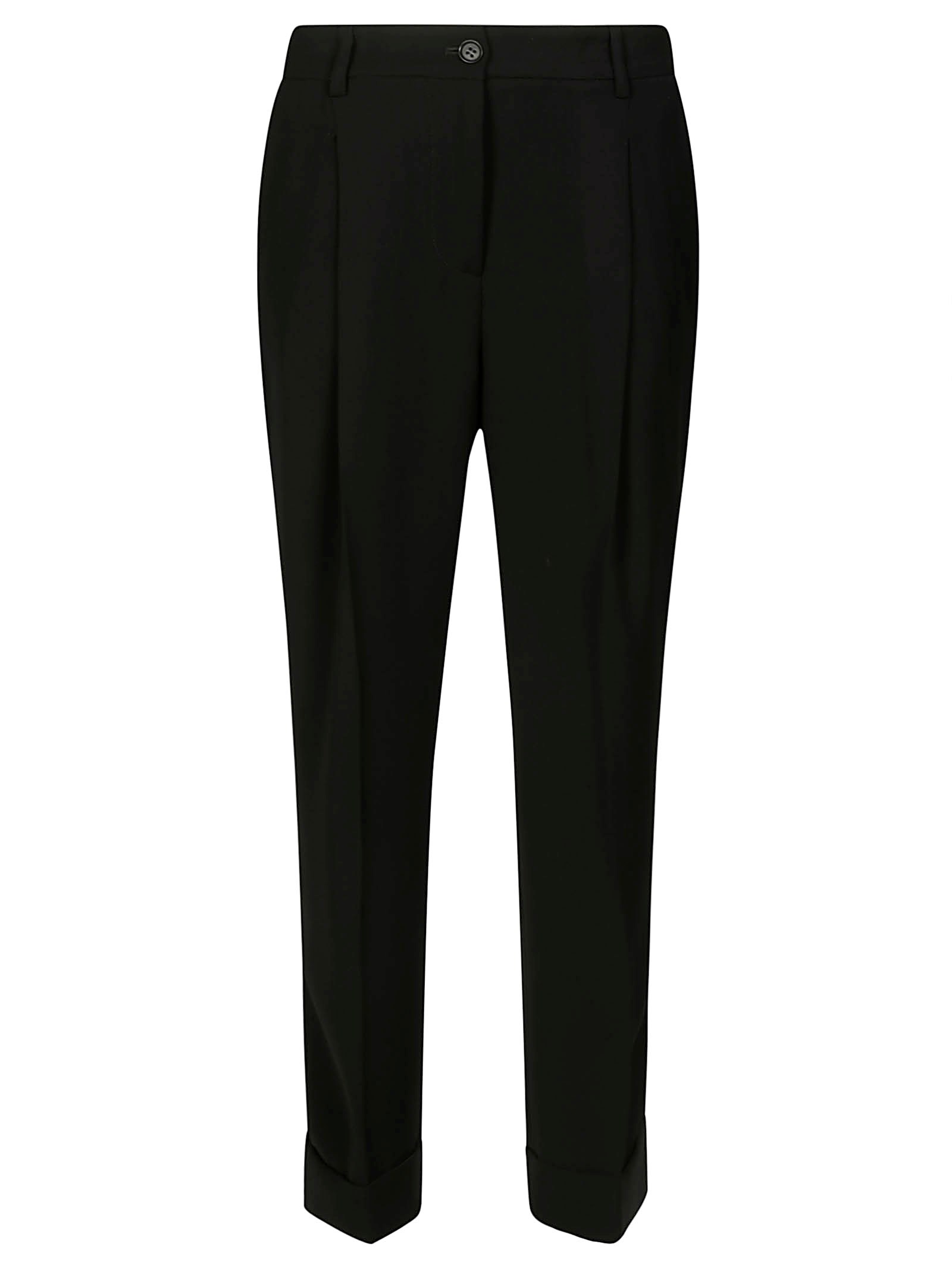 Shop P.a.r.o.s.h Parosh Pantalone Trombetta Cady In Black