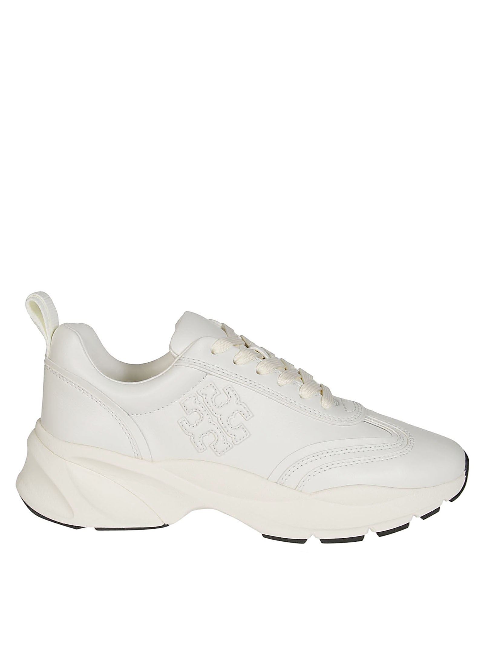 Shop Tory Burch Good Luck Sneakers In White