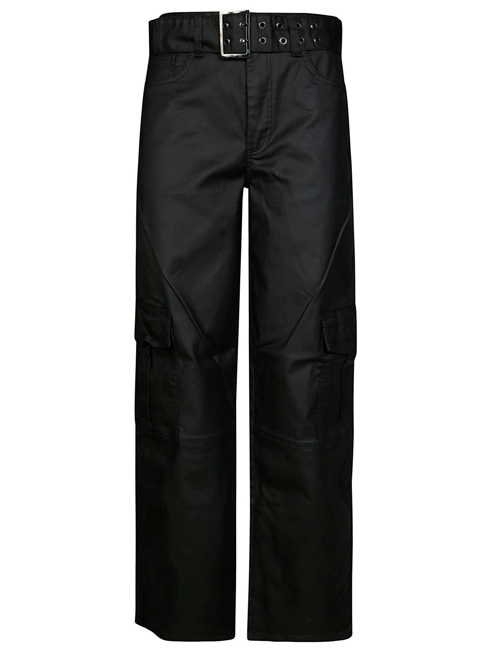 Shop Liujo Pantalone Cady Cintura In Black