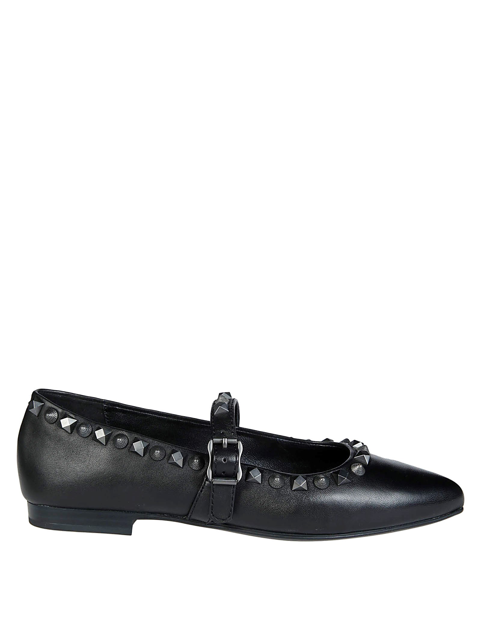 Shop Ash Ballerina Nappa In Black