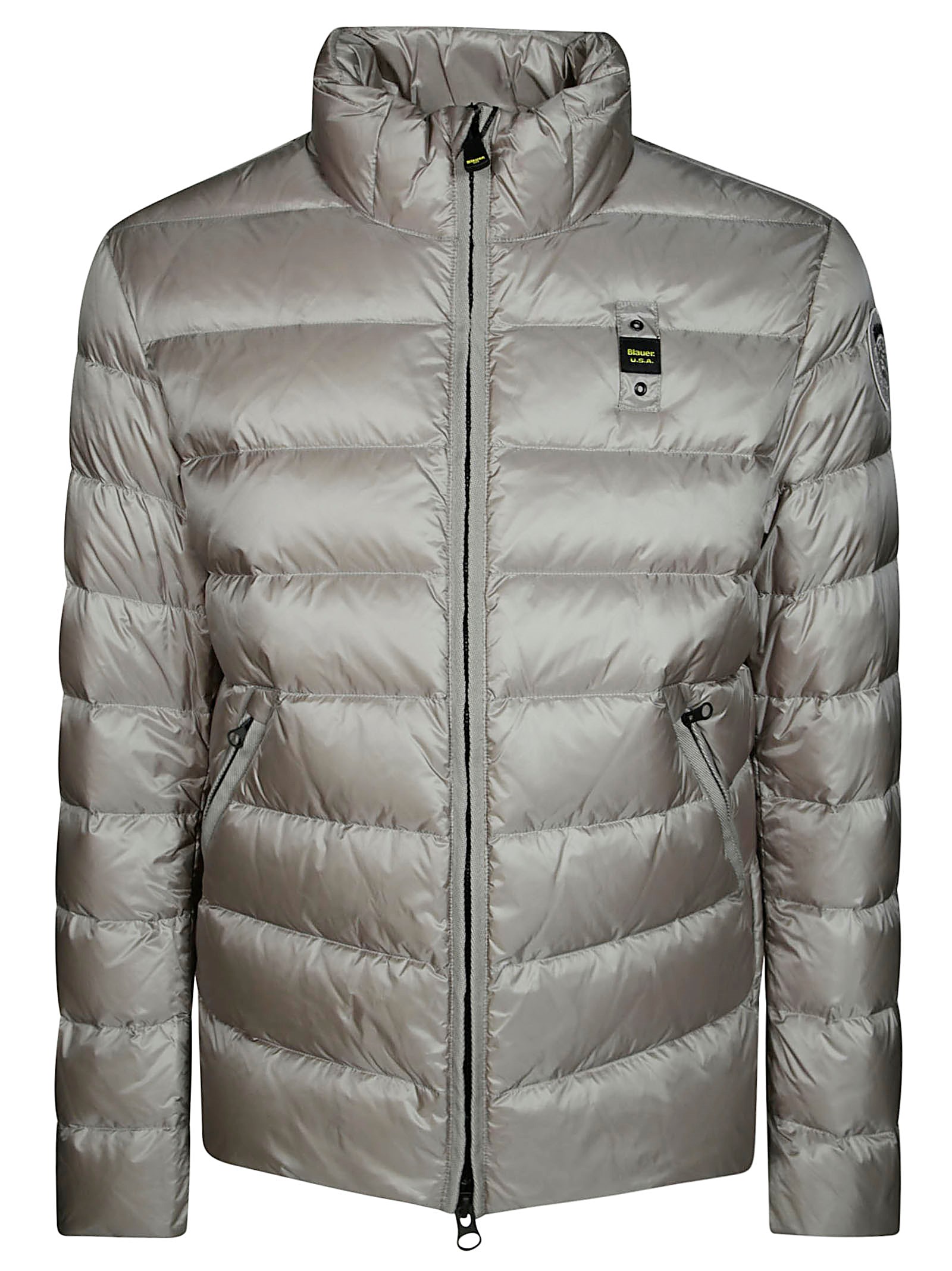 Shop Blauer Austin Piumino Interno A Contrasto In Gray