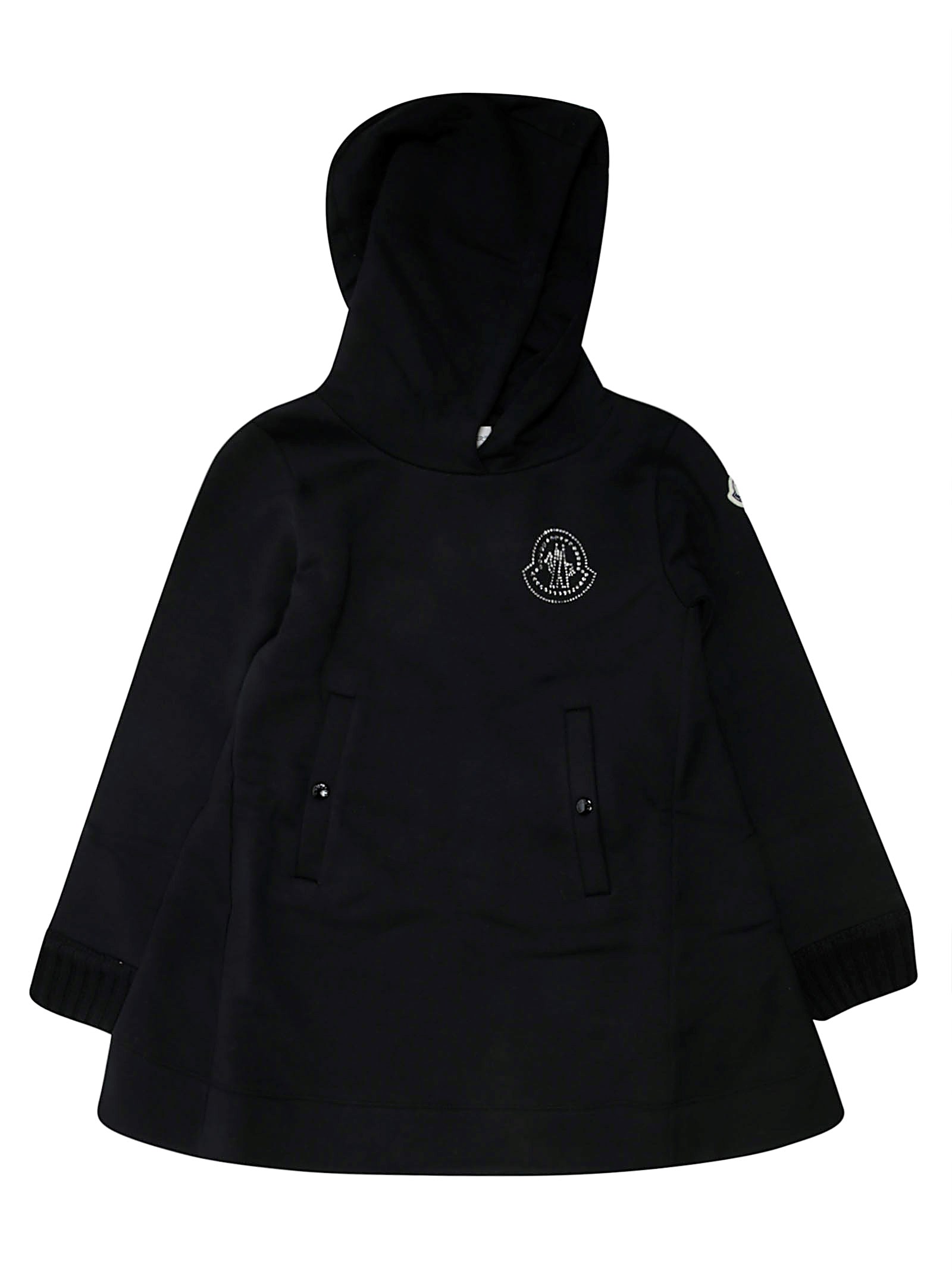 Shop Moncler Dress In Black