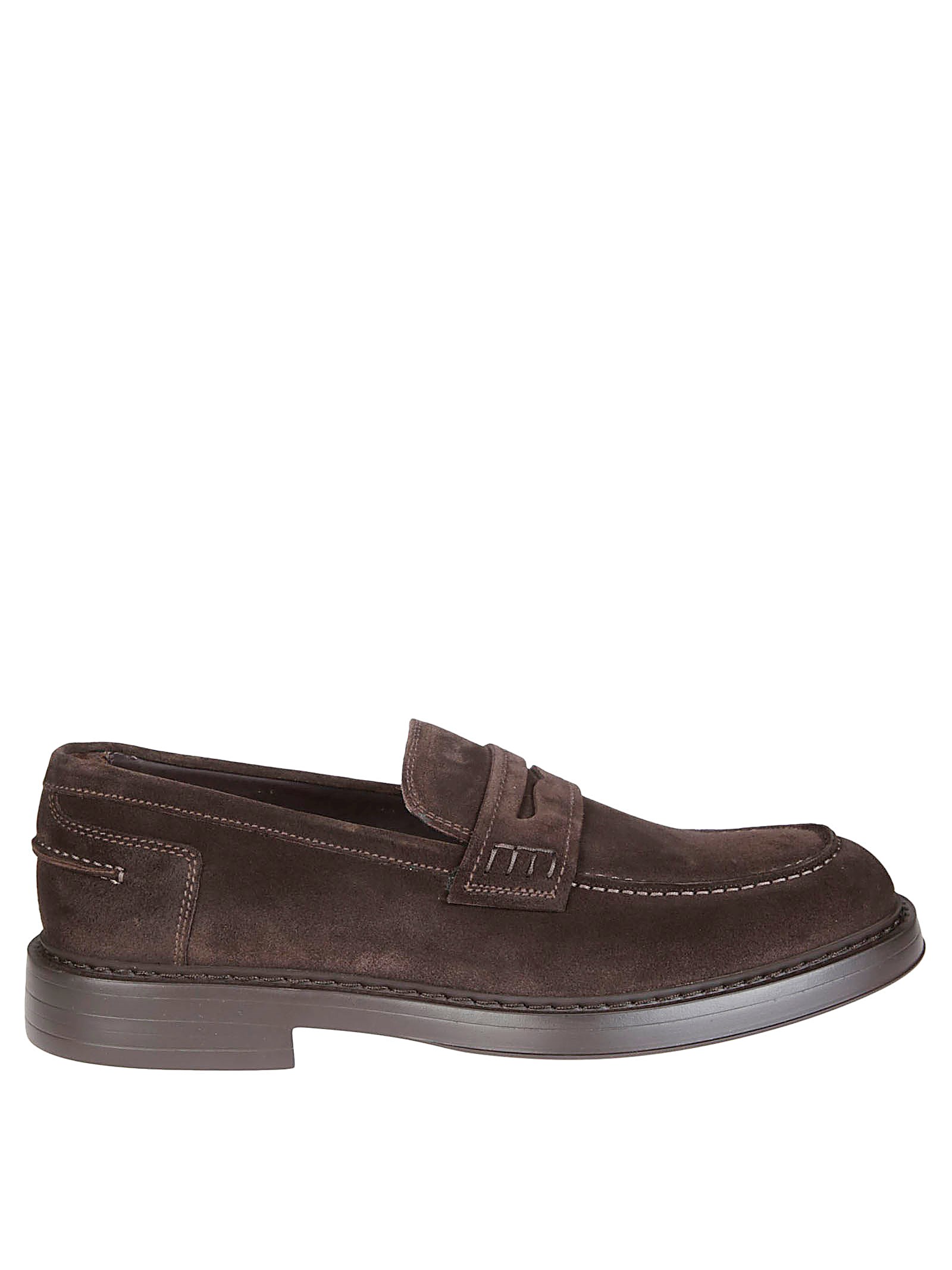 Shop Doucal's Mocassino In Brown