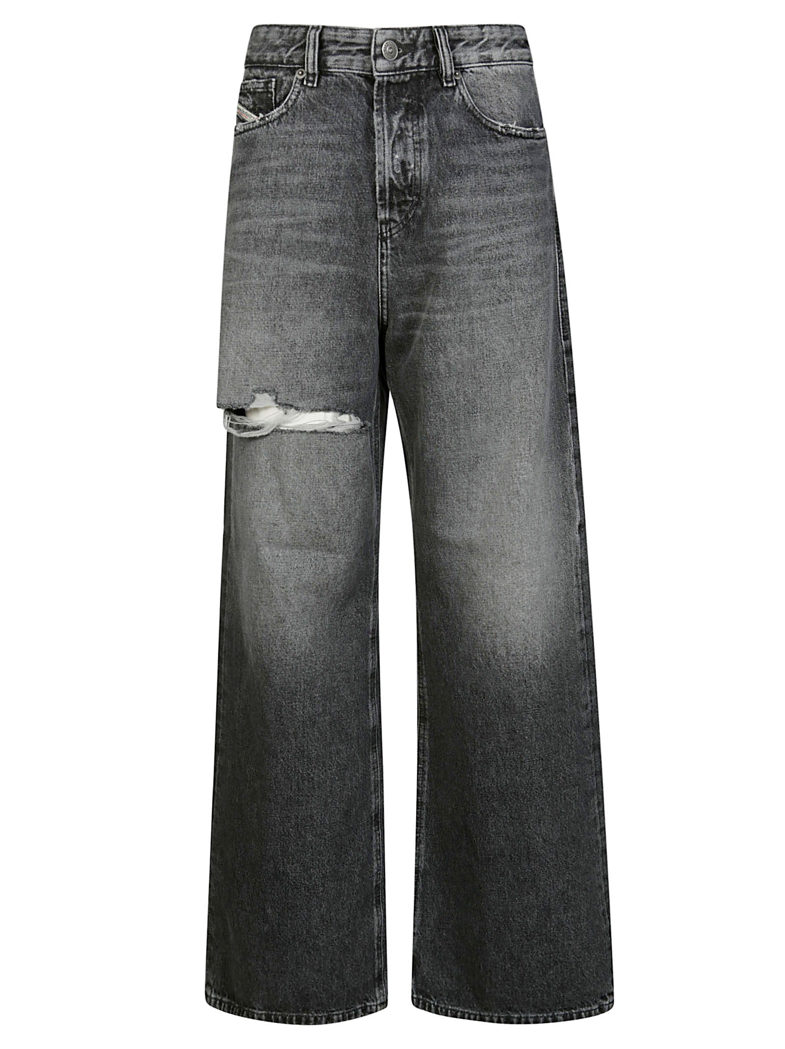 Shop Diesel 1996 D-sire Jeans In Gray