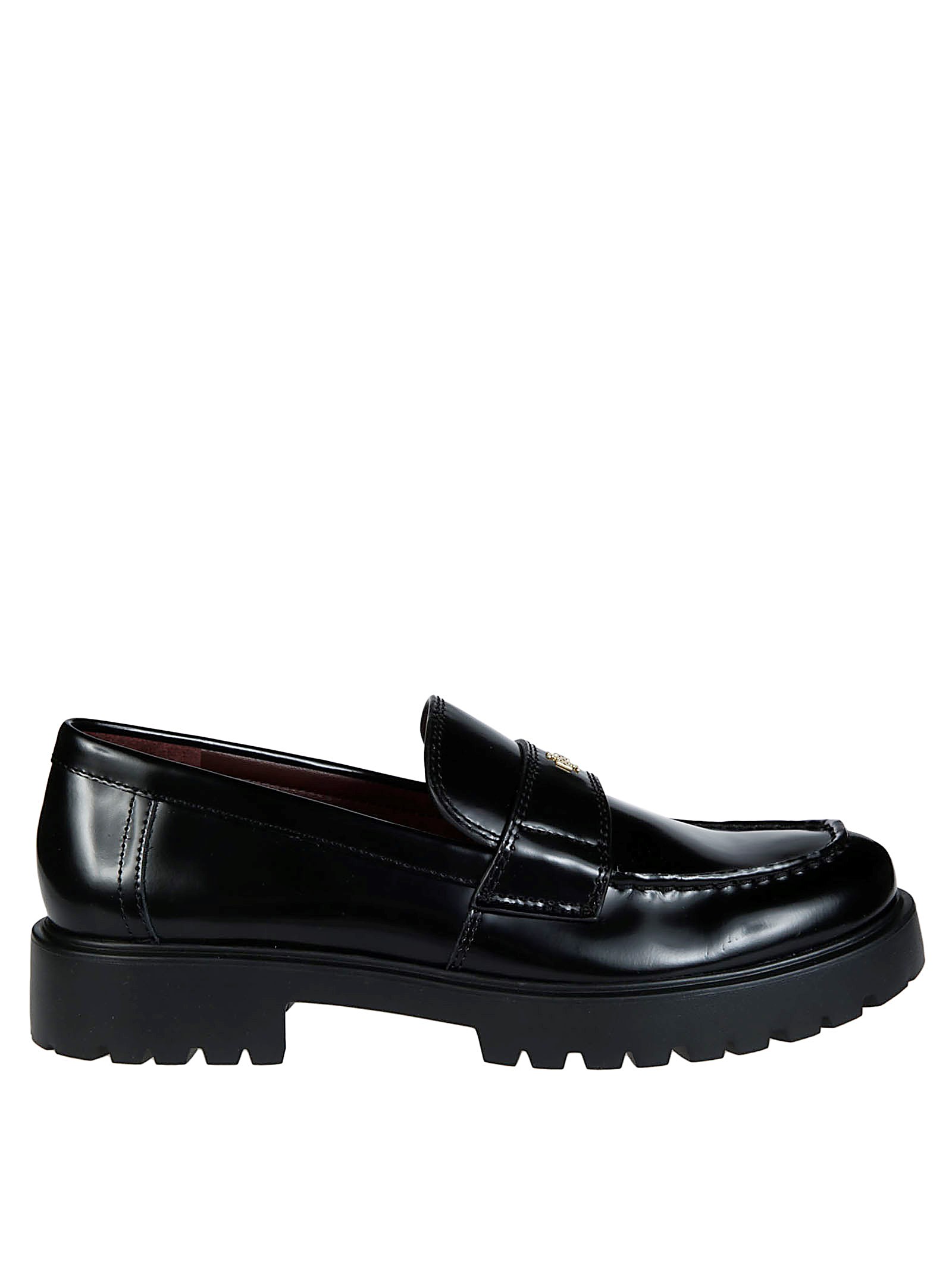 Shop Tory Burch Loafer In Black