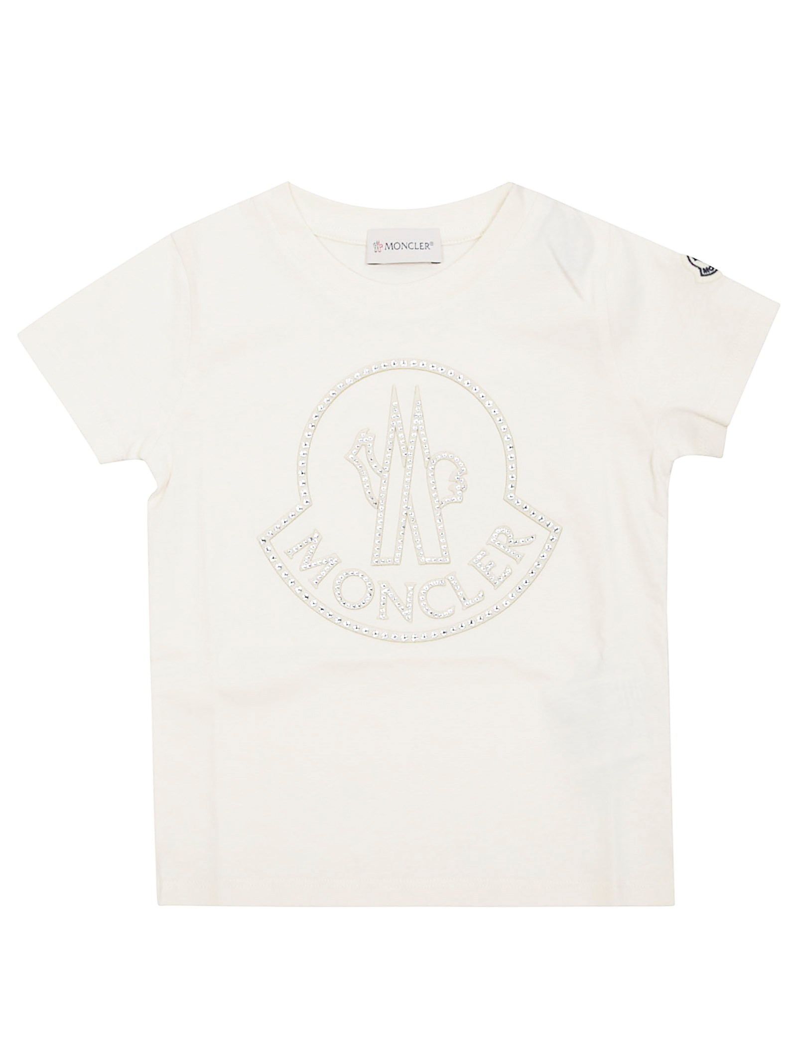 Shop Moncler Ss T-shirt In White