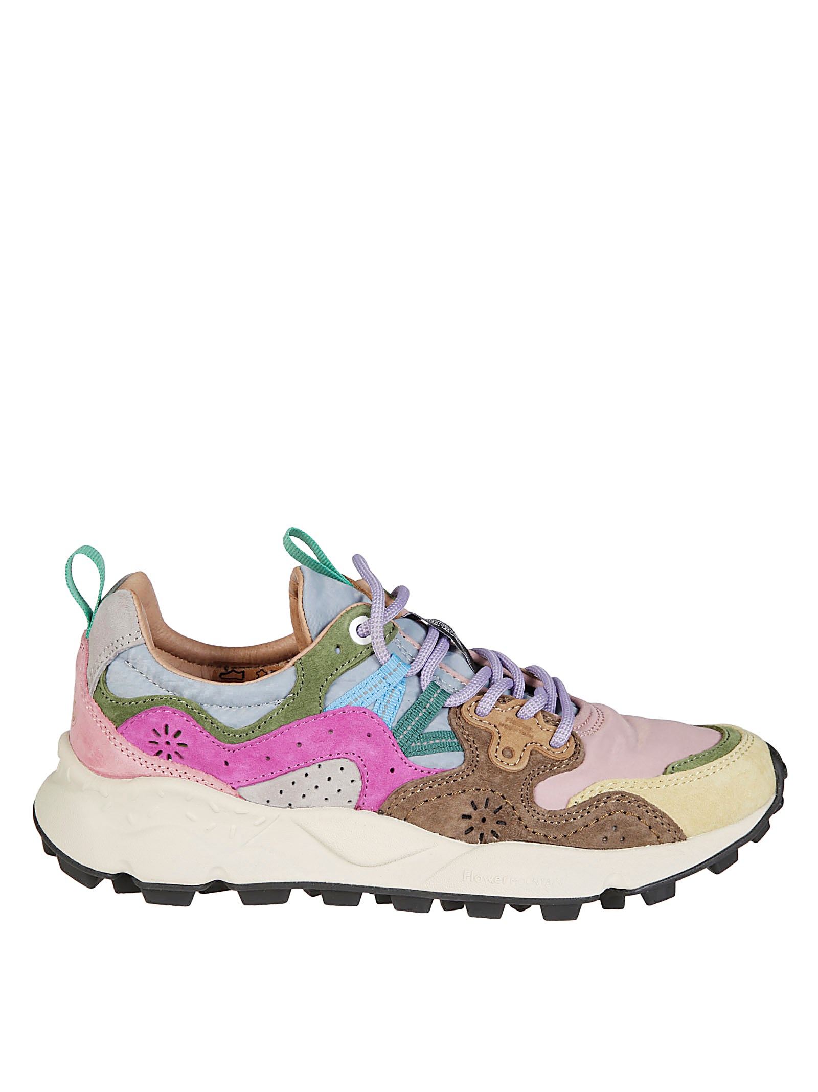 Shop Flower Mountain Yamano 3 Suede Nylon In Multi