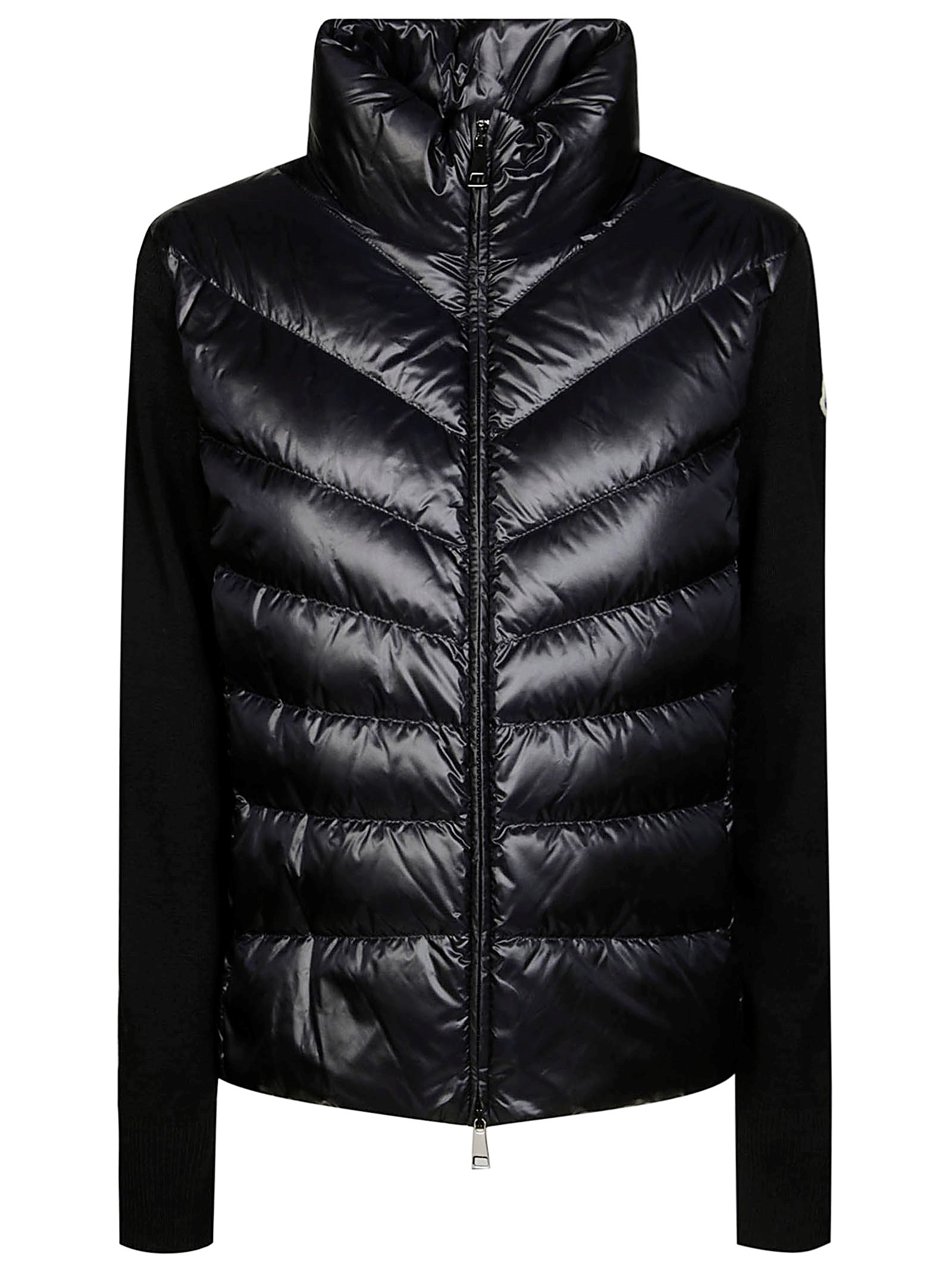 Shop Moncler Cardigan In Black