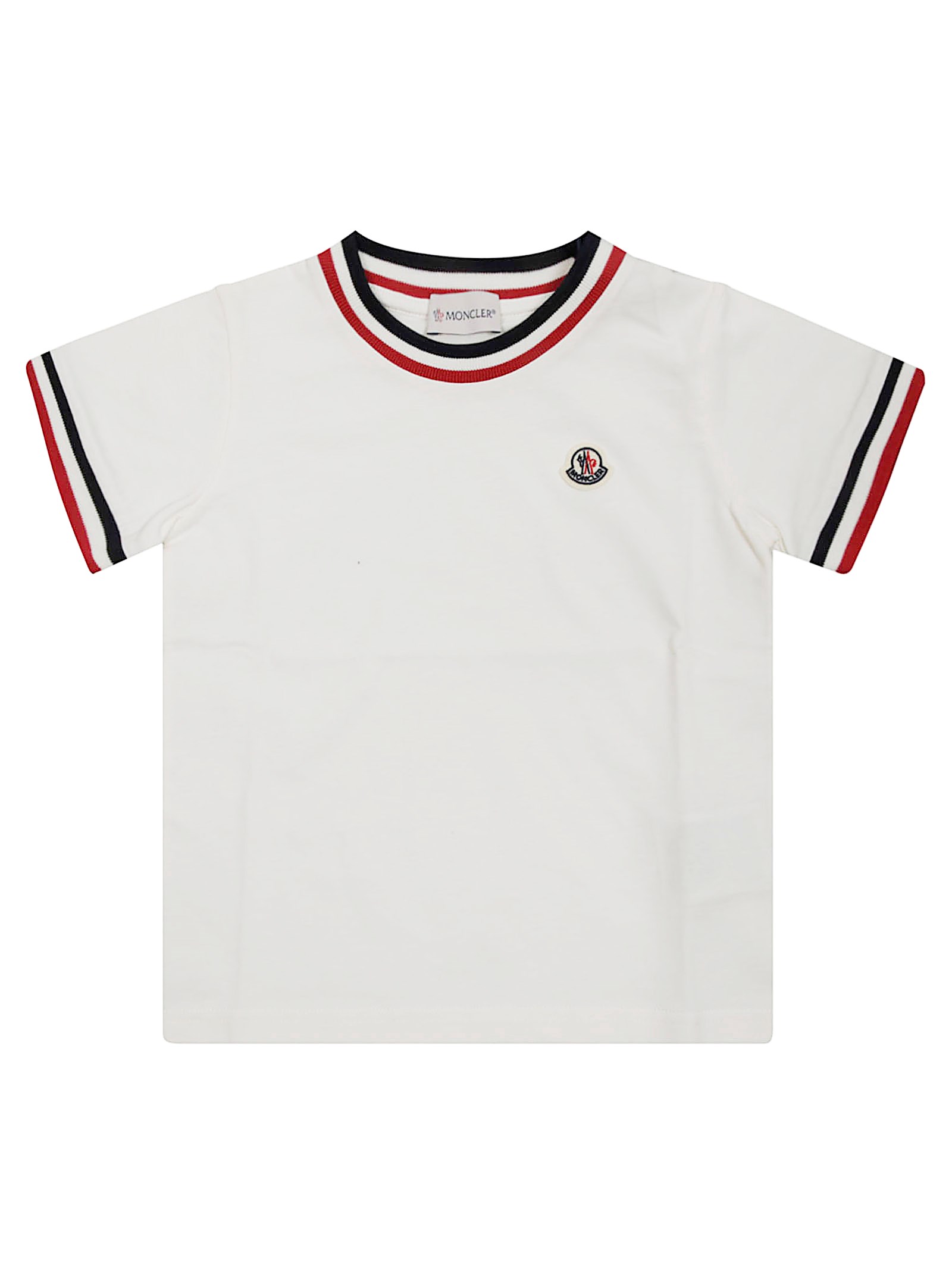 Shop Moncler Ss T-shirt In White