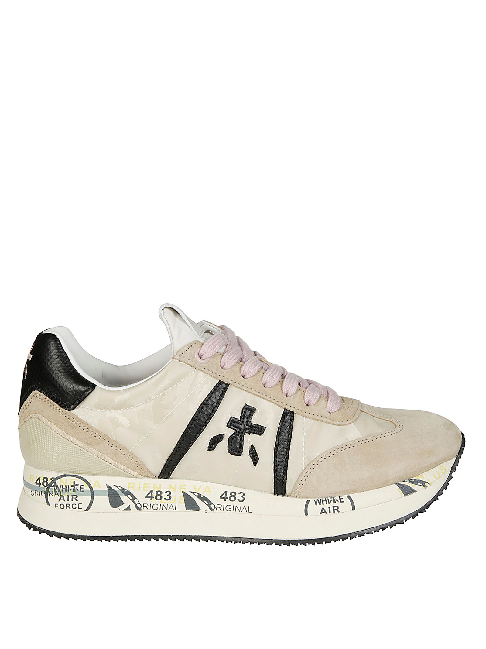 Shop Premiata Sneaker Conny In White