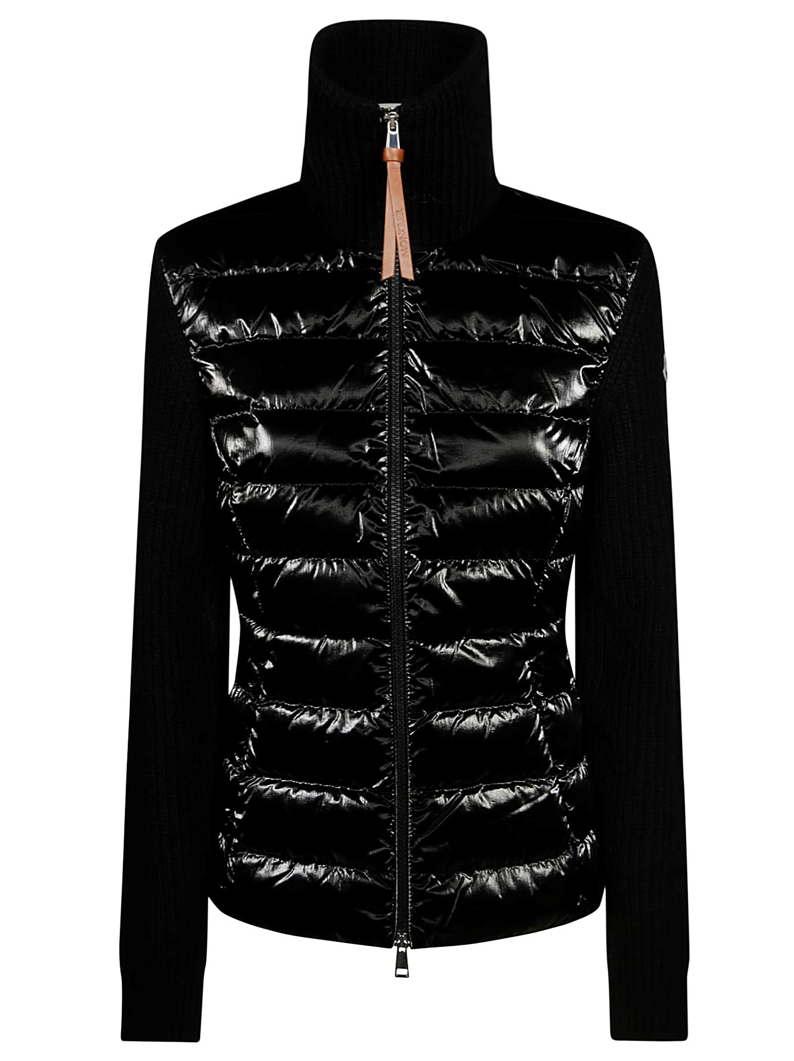 Shop Moncler Cardigan In Black