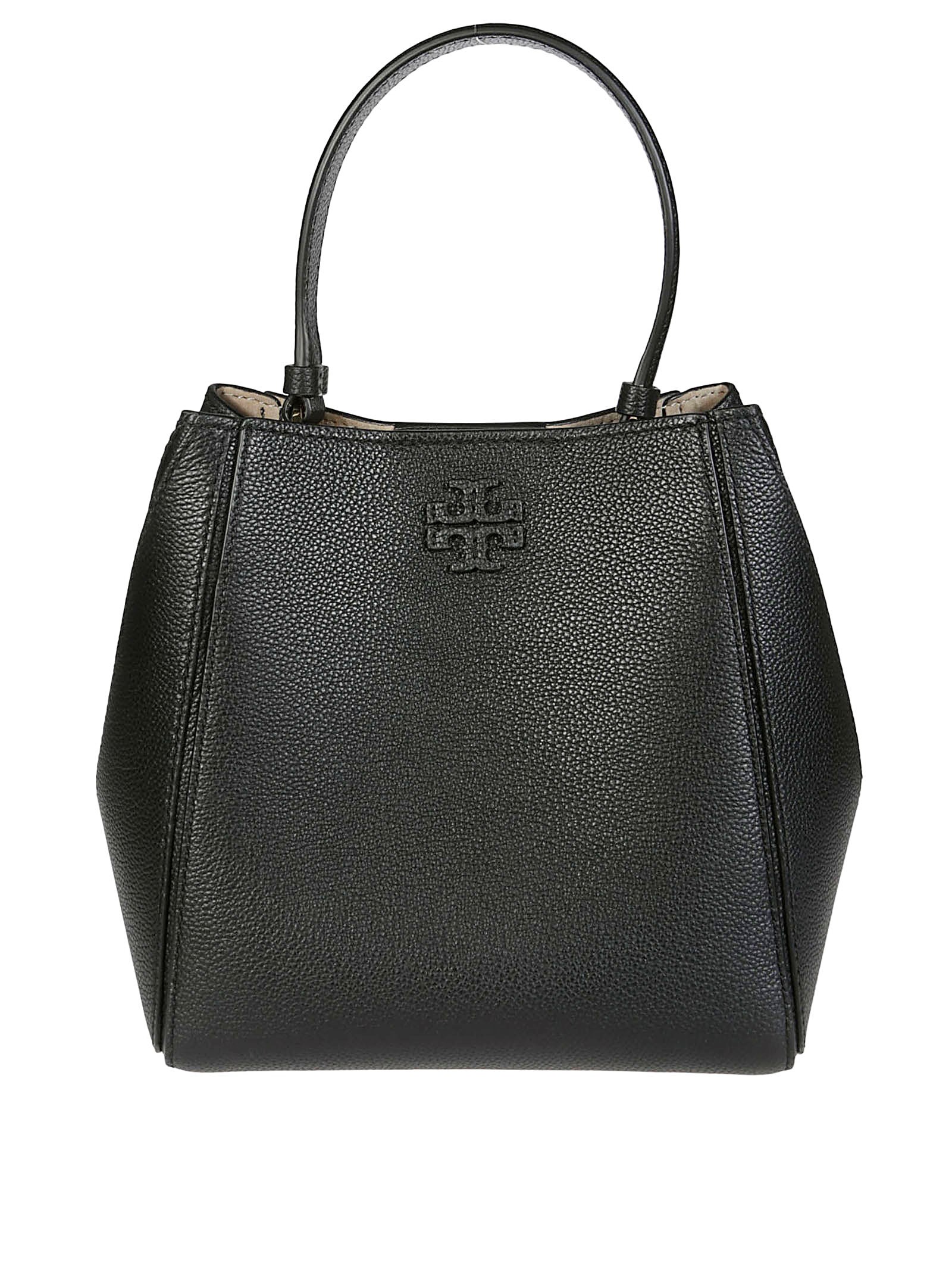 Shop Tory Burch Small Bucket Bag In Black