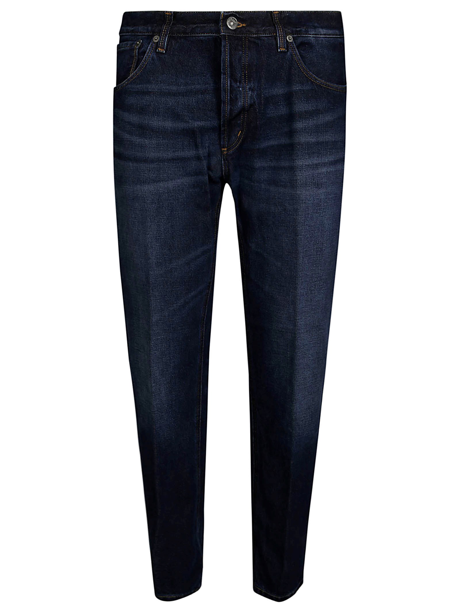 Shop Dondup Jeans Brighton Bleach In Blue