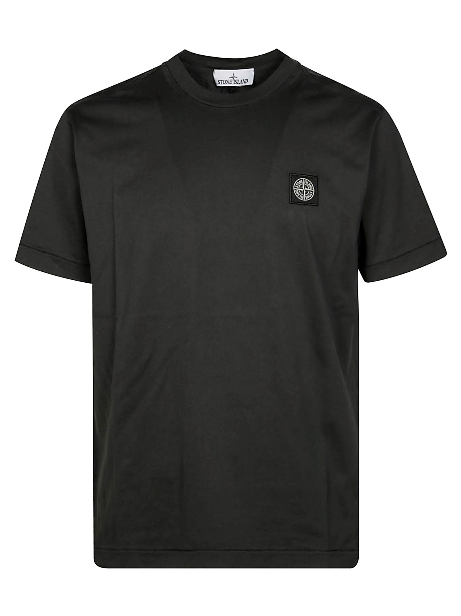 Shop Stone Island T-shirt Logo In Gray