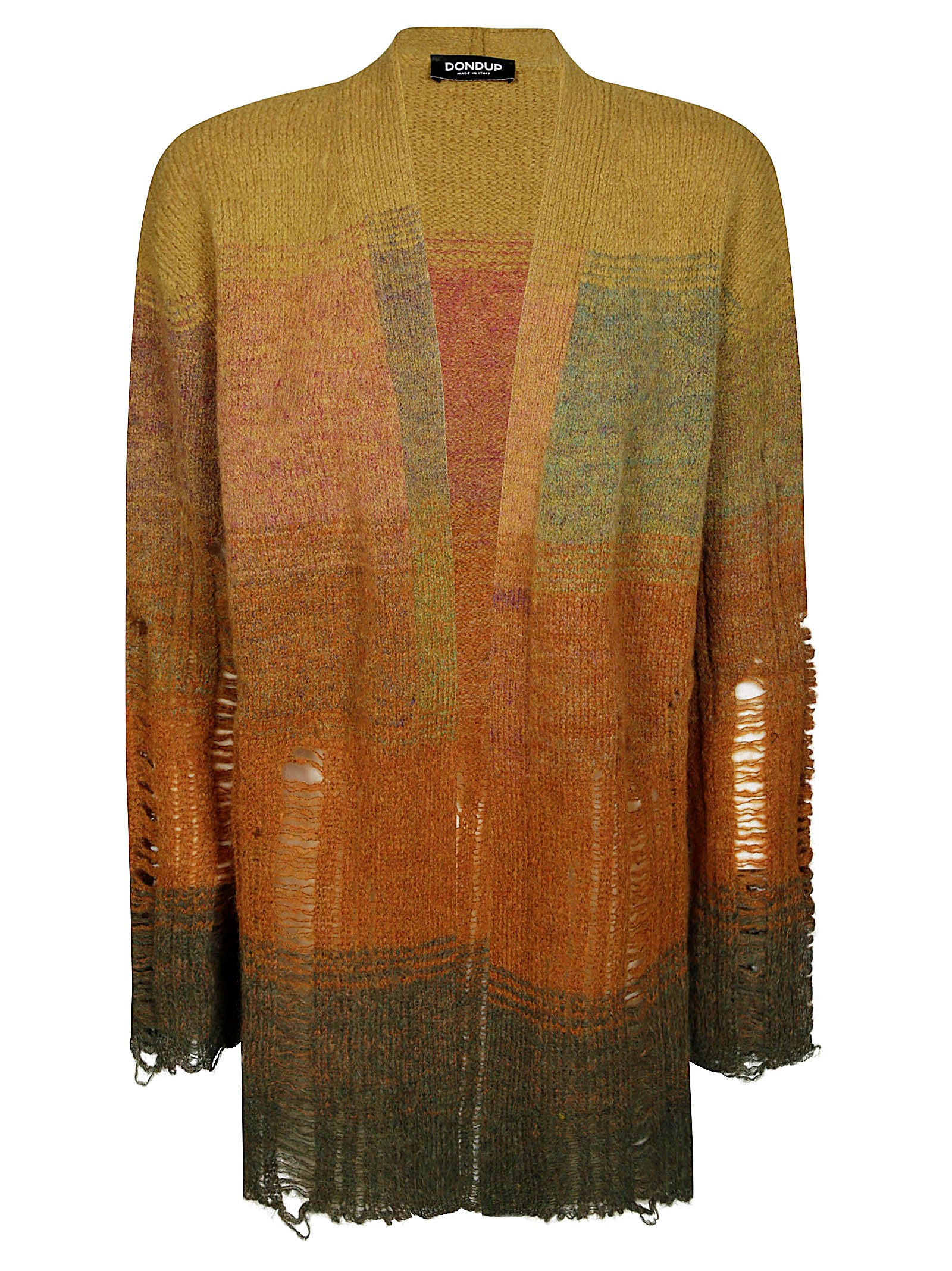 Shop Dondup Cardigan Sfumato Multicolor