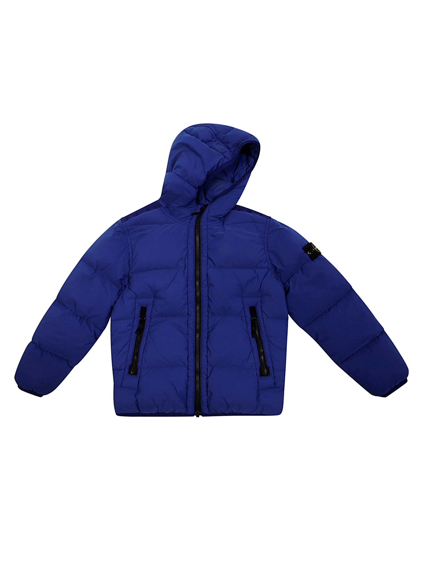 Shop Stone Island Giubbotto Piuma In Blue