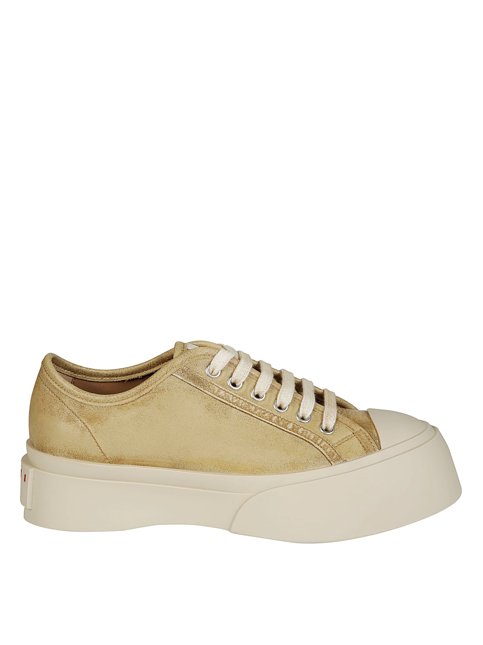 Shop Marni Sneakers Pablo In Beige