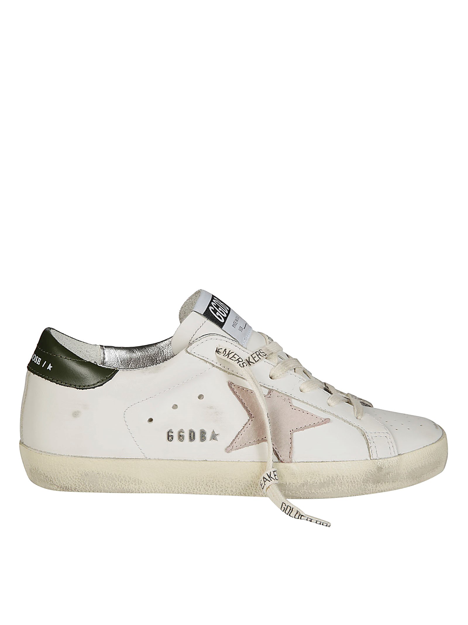 Shop Golden Goose Superstar Stella E Tallone Pelle In White