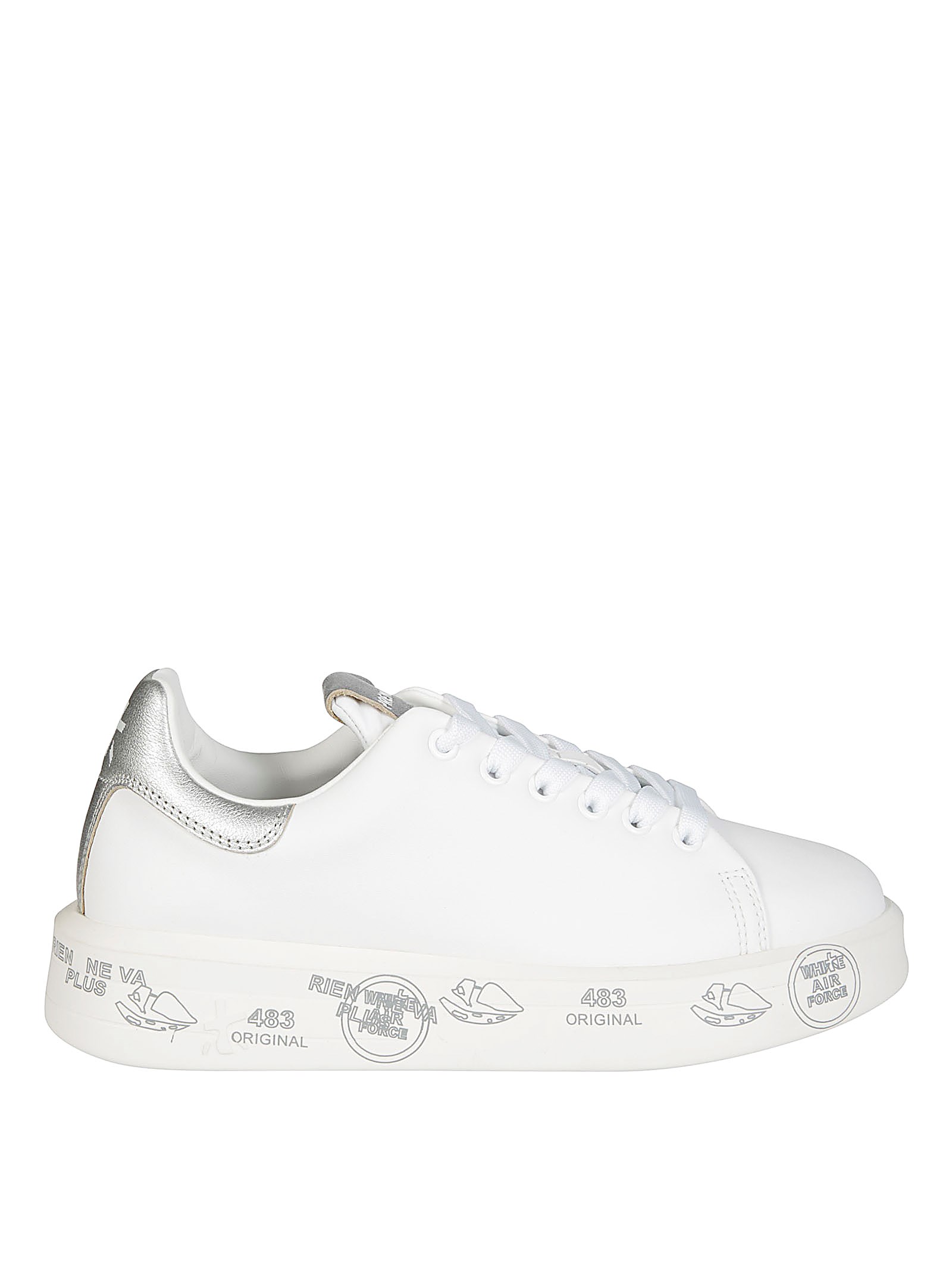 Shop Premiata Sneaker Belle In White