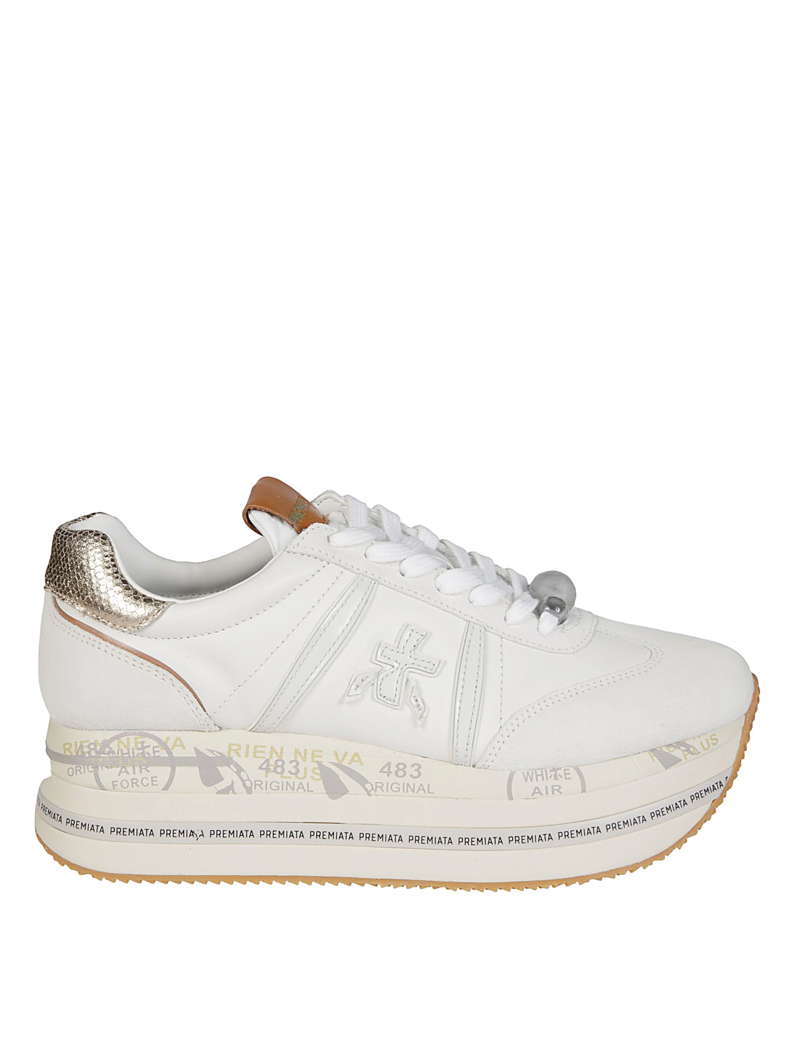 Shop Premiata Sneaker Beth In White