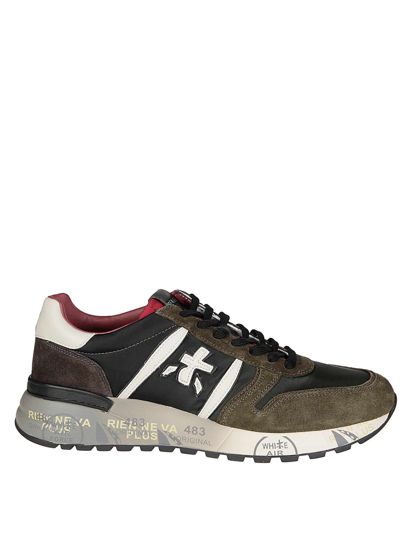 Shop Premiata Sneaker Lander In Green