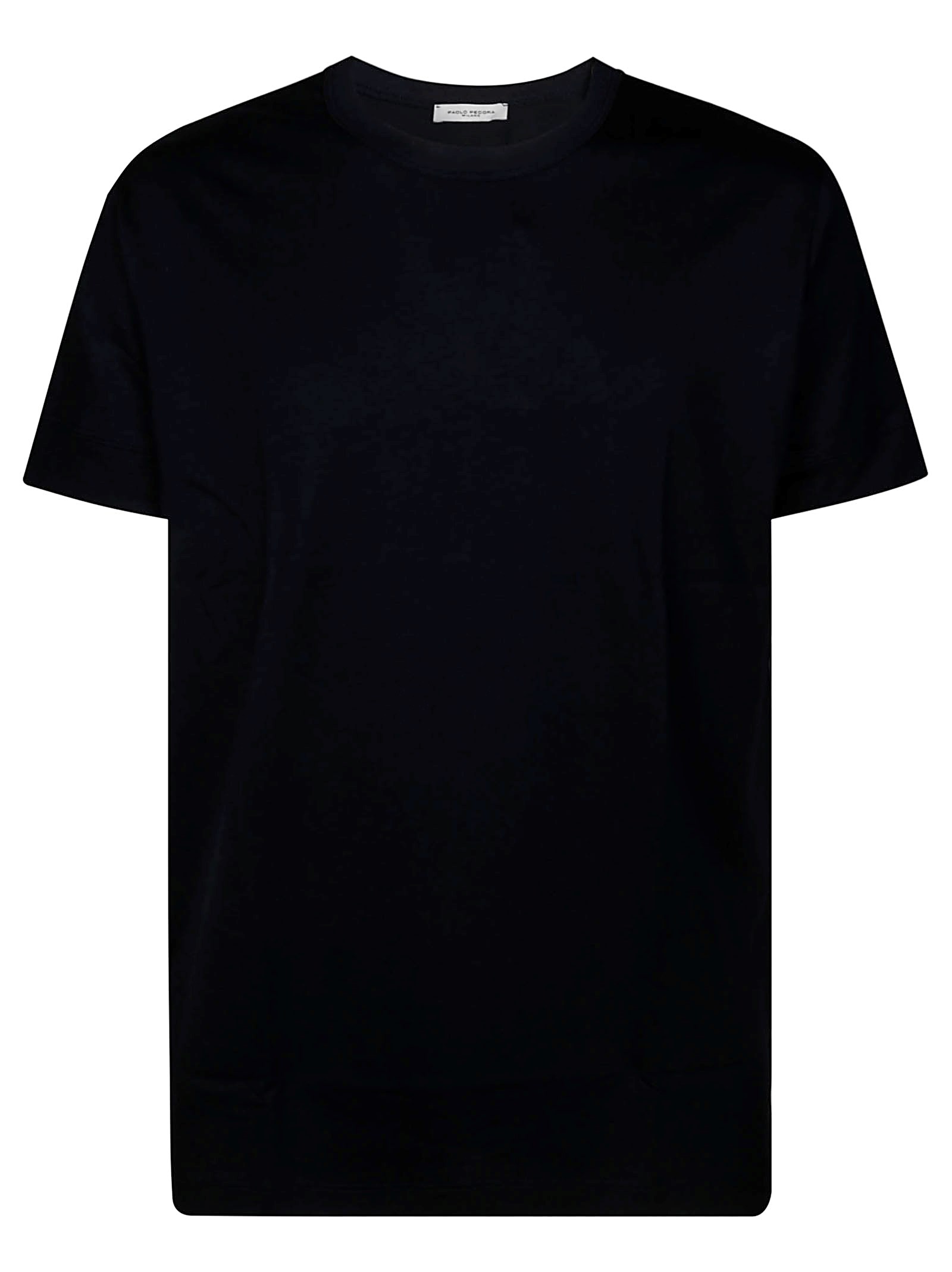 Shop Paolo Pecora T Shirt Basic In Blue