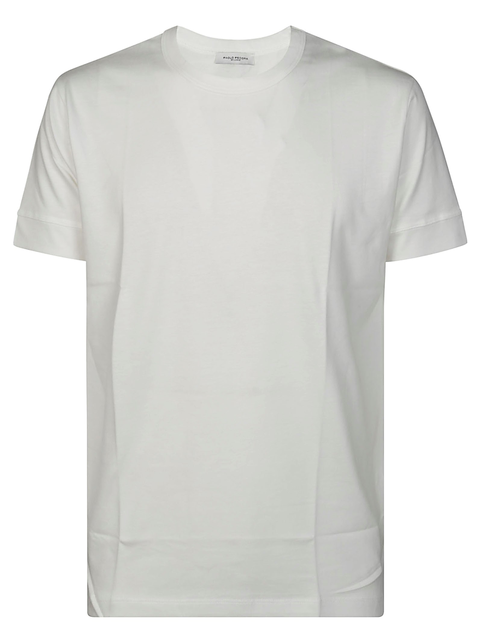 Shop Paolo Pecora T Shirt Basic In White