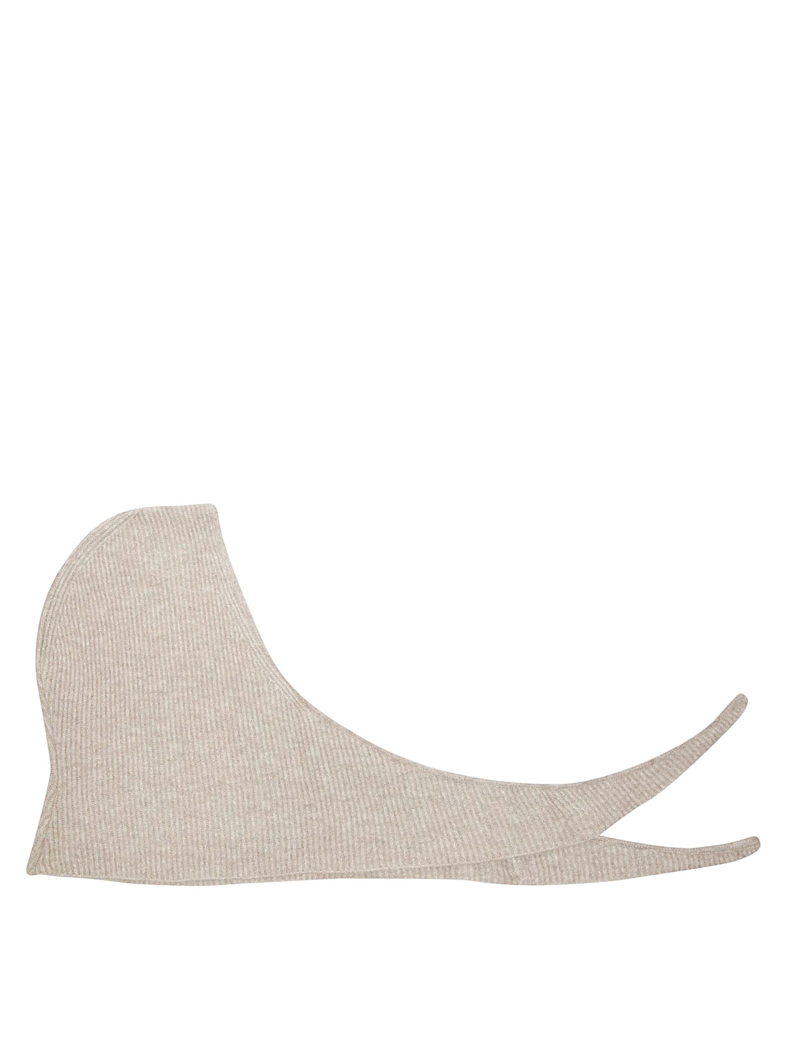 Shop Ganni Balaclava Soft Wool In White