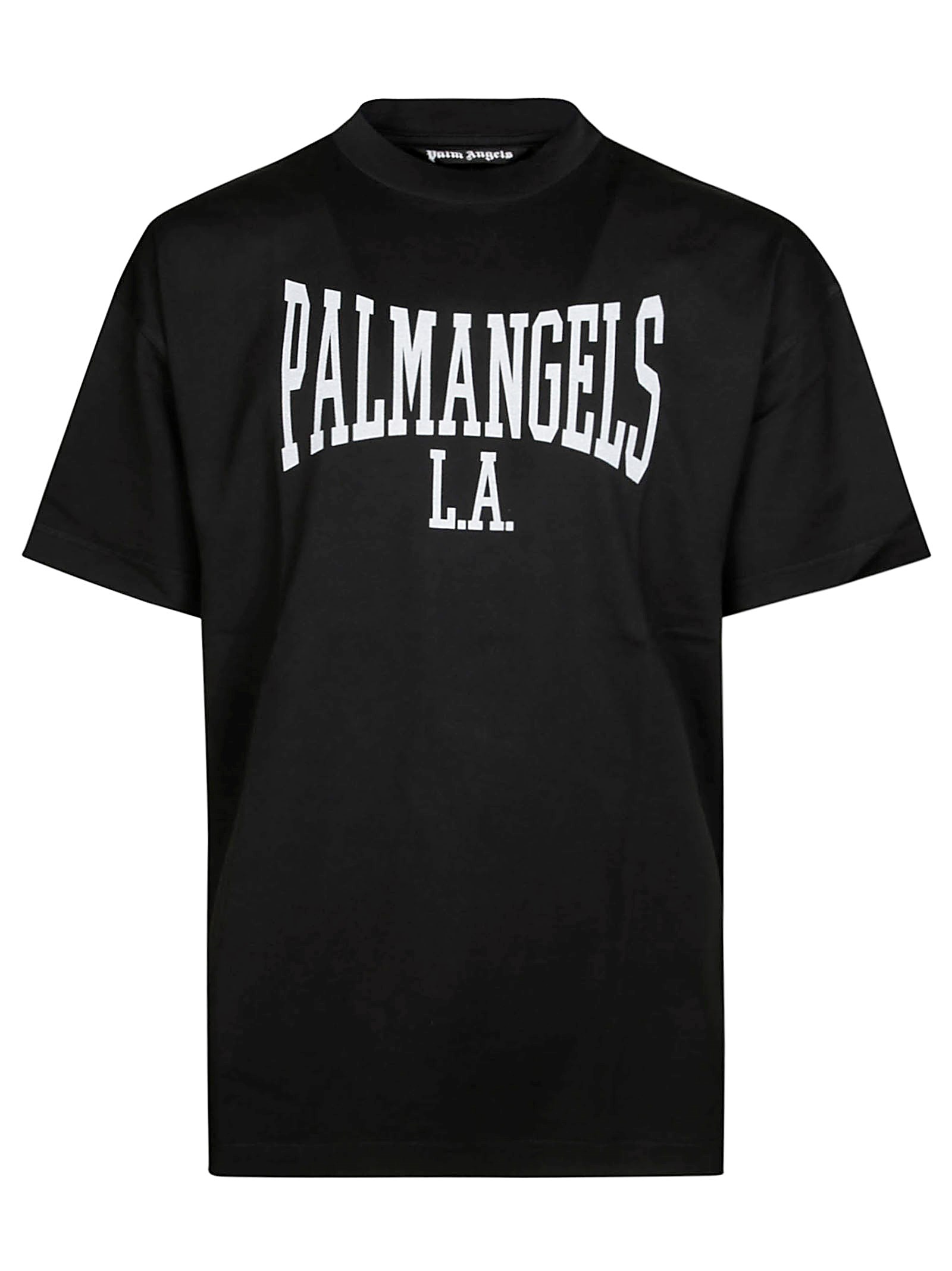 Shop Palm Angels College Classic Tee In Black