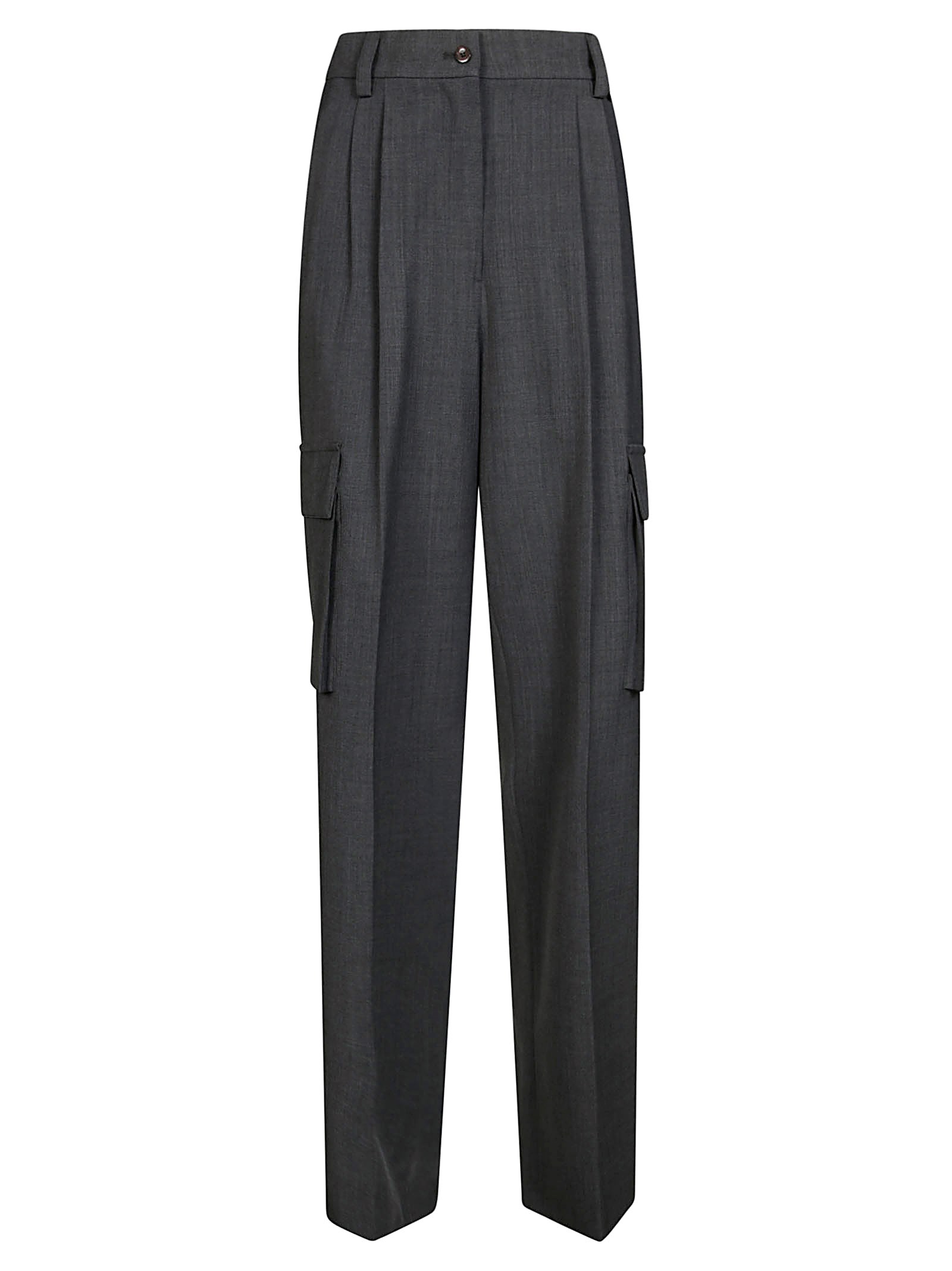 Shop Herno Pantalone Dett Cintura In Gray