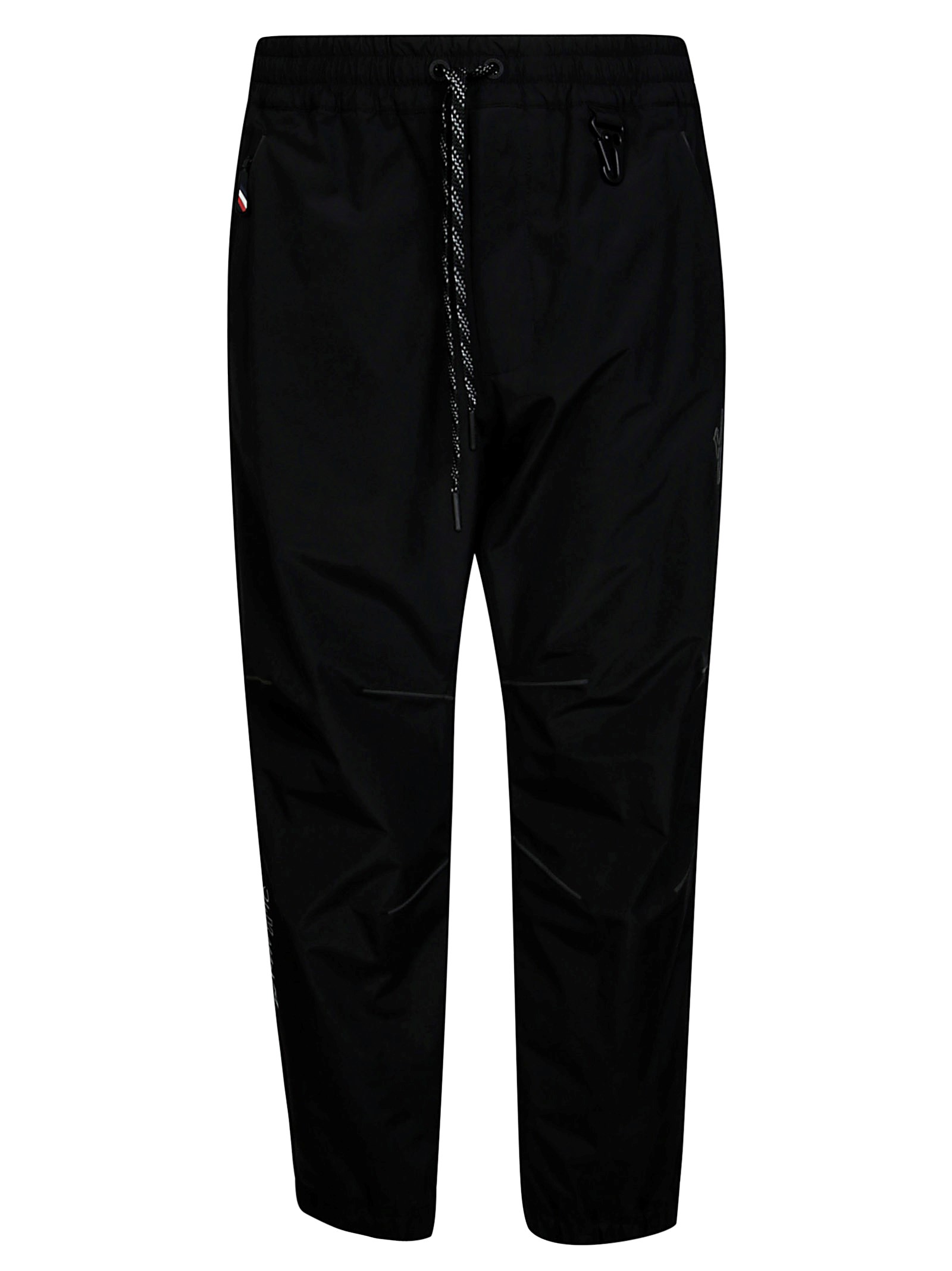 Shop Moncler Trousers In Black