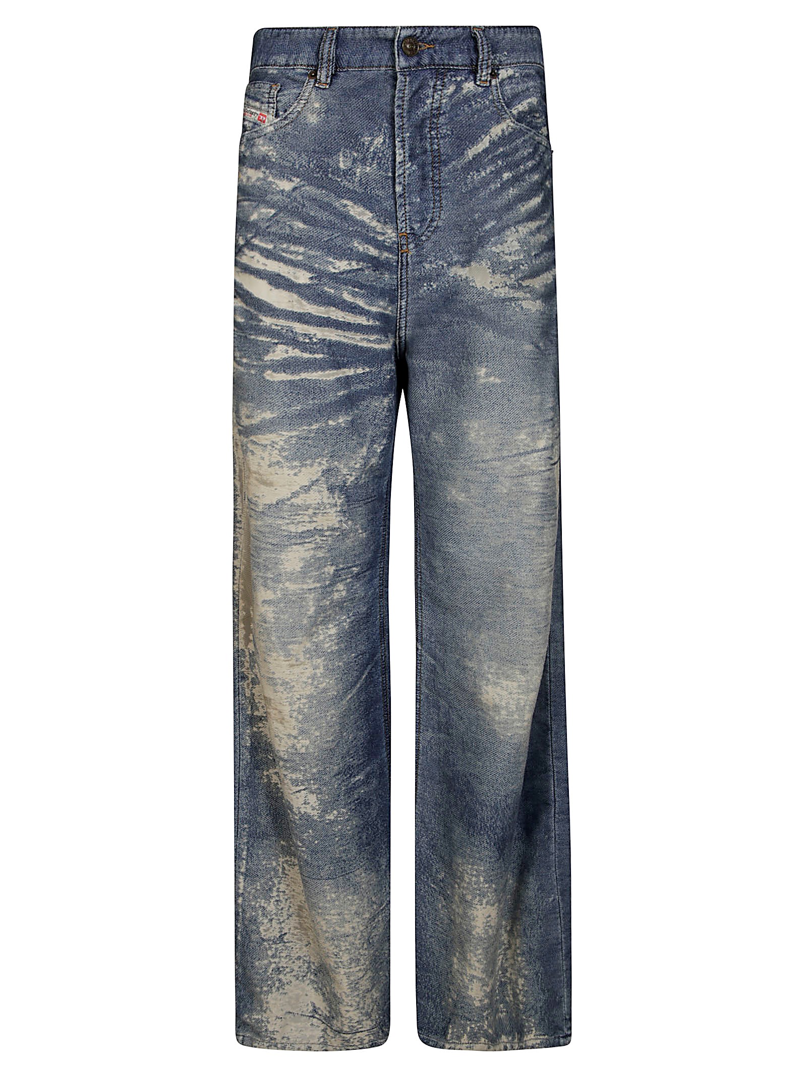 Shop Diesel 1996 D-sire-fsf Denim Over Rotture In Blue