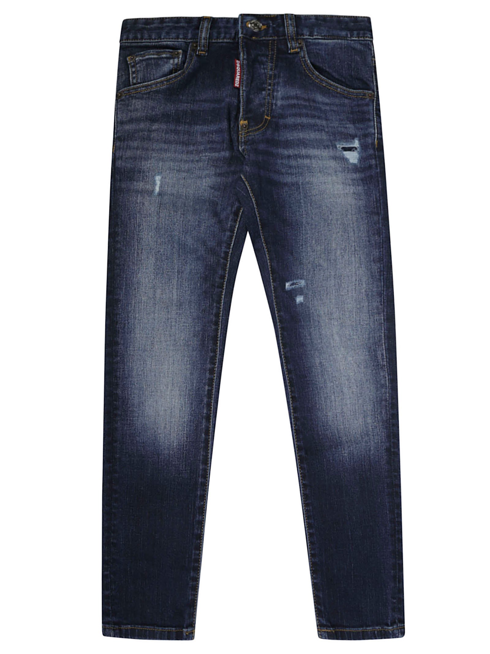 Shop Dsquared2 Dsquared Junior Jeans Cool Guy In Azzurro